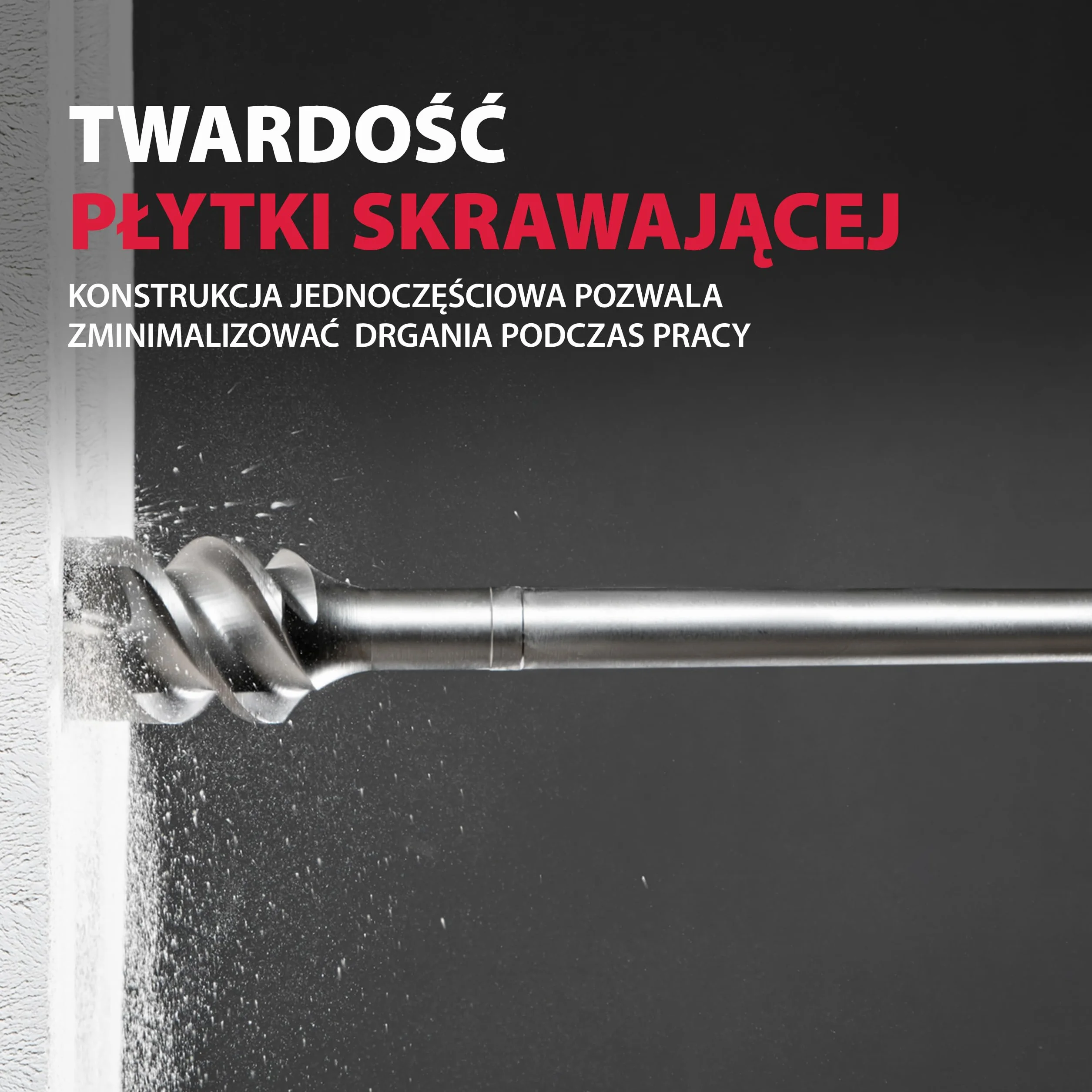 Wiertło przelotowe do betonu, kamienia, cegły, 68x600 mm, SDS-max - MTX