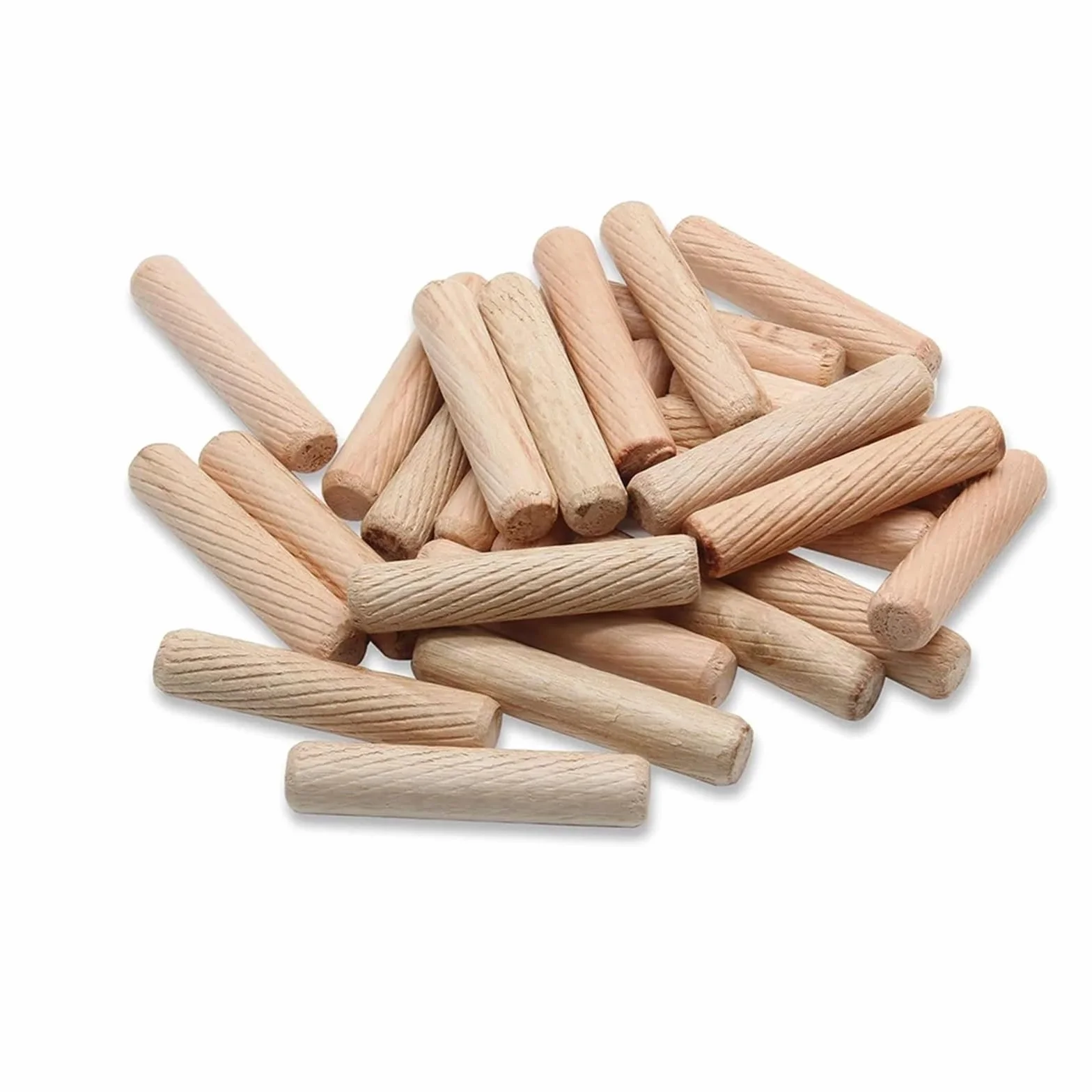 Wspólne kołki łączące, 1000 sztuk/paczka Okrągły 6 * 40 mm 8 10 Szuflada szafki karbowany DIY Obróbka drewna do przyrządów kołków Wiertarka mebli Rzemiosło(10x40)