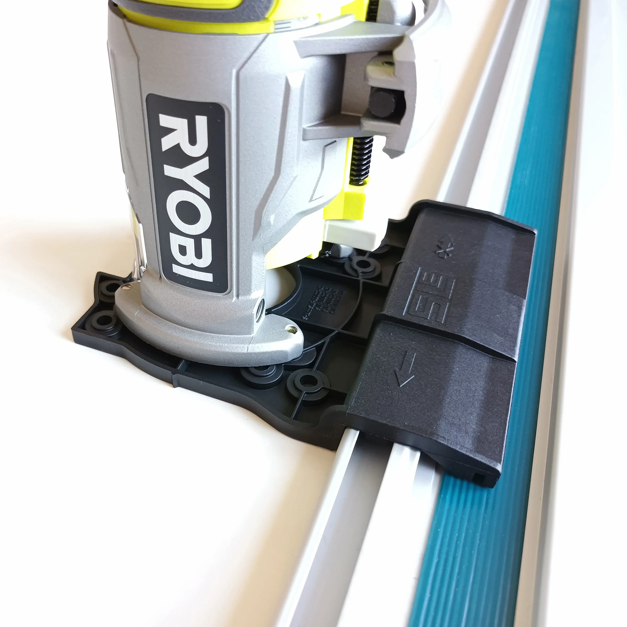 Profesjonalny adapter szyny prowadzącej do Ryobi R18TR / RTR18 / AEG BOF 18BL2 Ridgid 18-Volt-Octane™ do Makita/Bosch/Festool/Mafell szyna prowadząca frezarka górnowrzecionowa frezarka krawędziowa