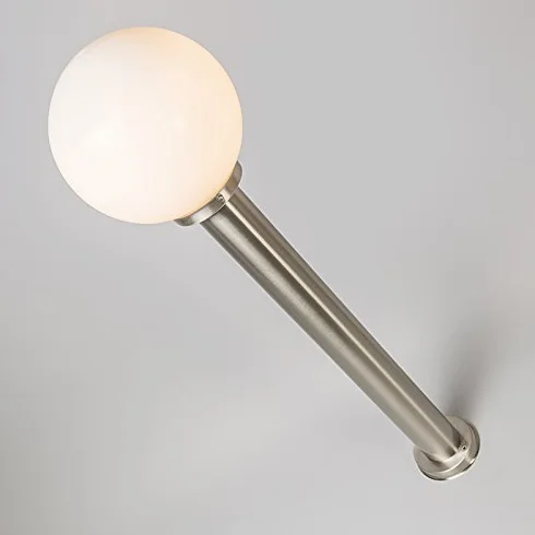 Lampa zewnętrzna słup stal nierdzewna 100 cm Sfera E27 1 światło