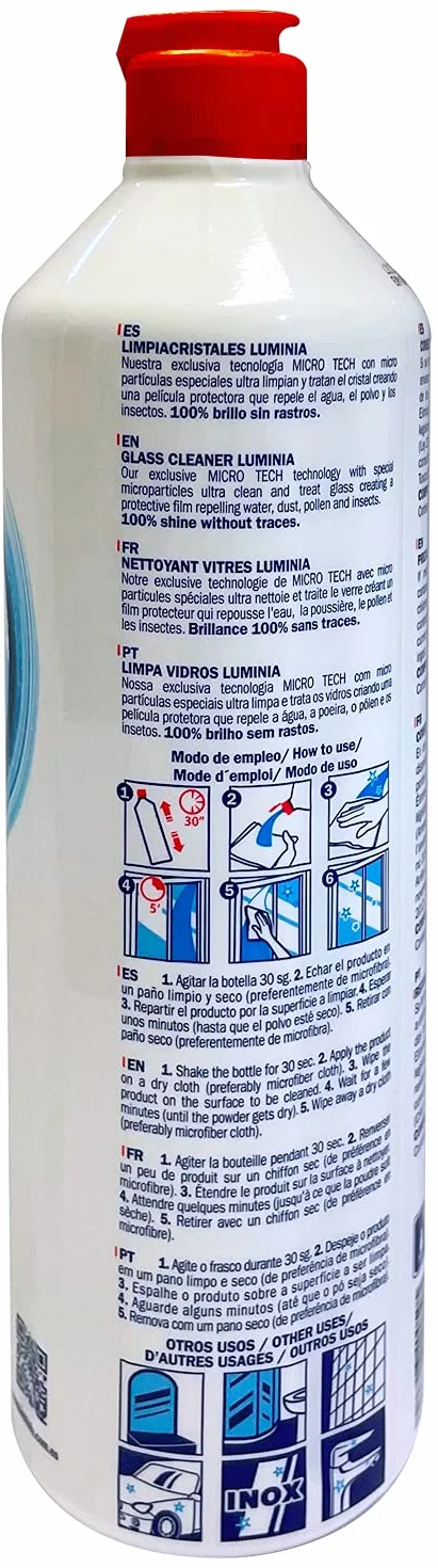 Luminia – Produkt do czyszczenia okien – 1 x 750 ml
