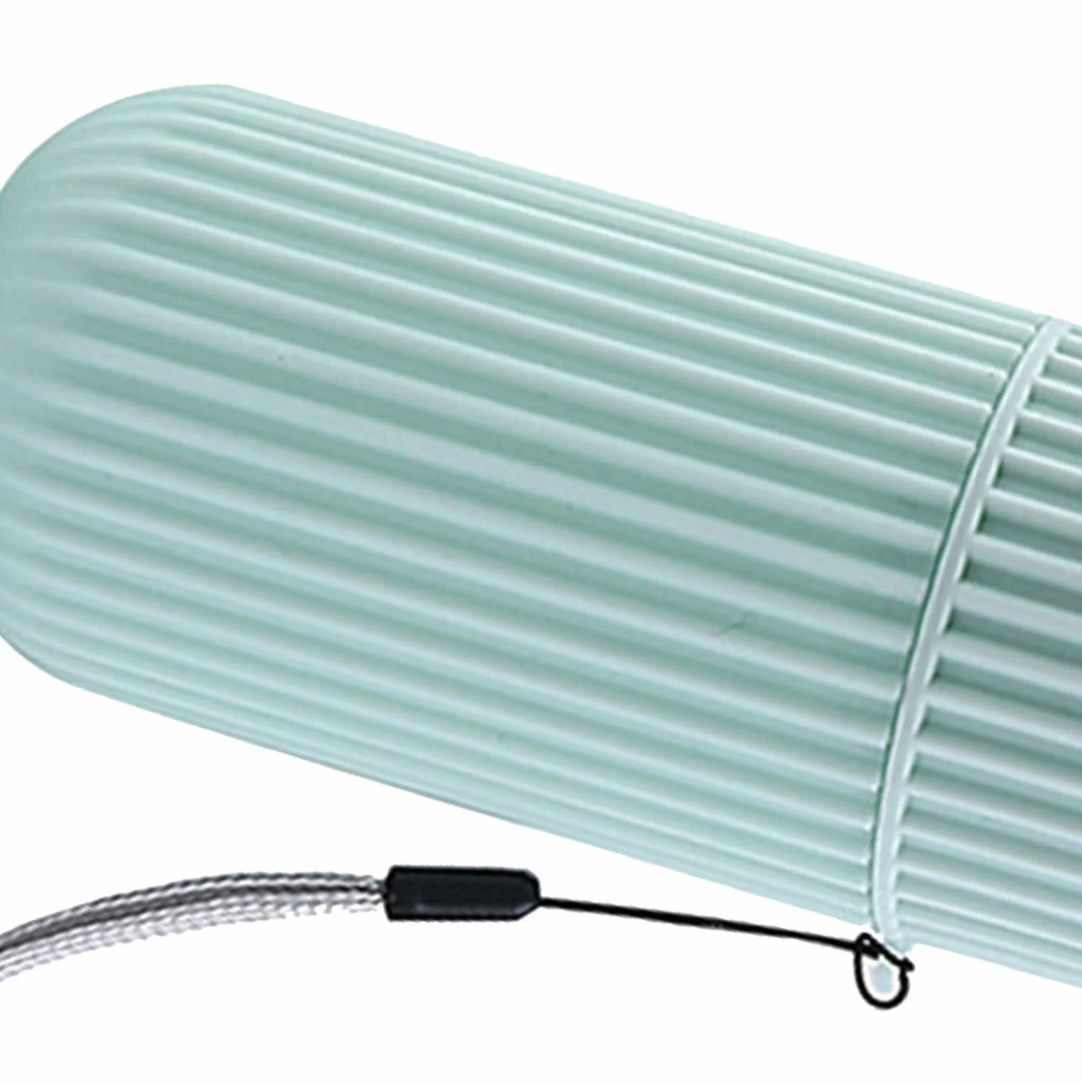Yosoo Health Gear Etui Podróżne na Szczoteczkę do Zębów, Przenośny Plastikowy Uchwyt, Antypoślizgowy Pojemnik PP z Pokrywką, Długość 7,7 Cala, Zielona, Wieszak