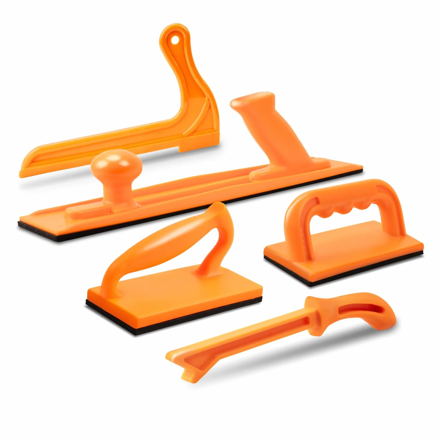 POWERTEC 71009 Safety Push Block and Stick Package, 5-Piece Sicherheits-Druckblock und -stock, Original Version