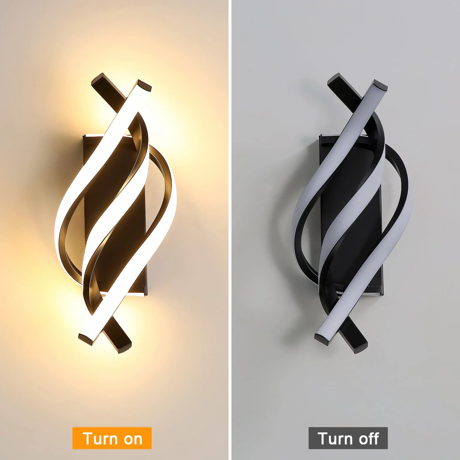 Comely Kinkiet LED 22W 2500LM Prosta Lampa Ścienna Wewnętrzna