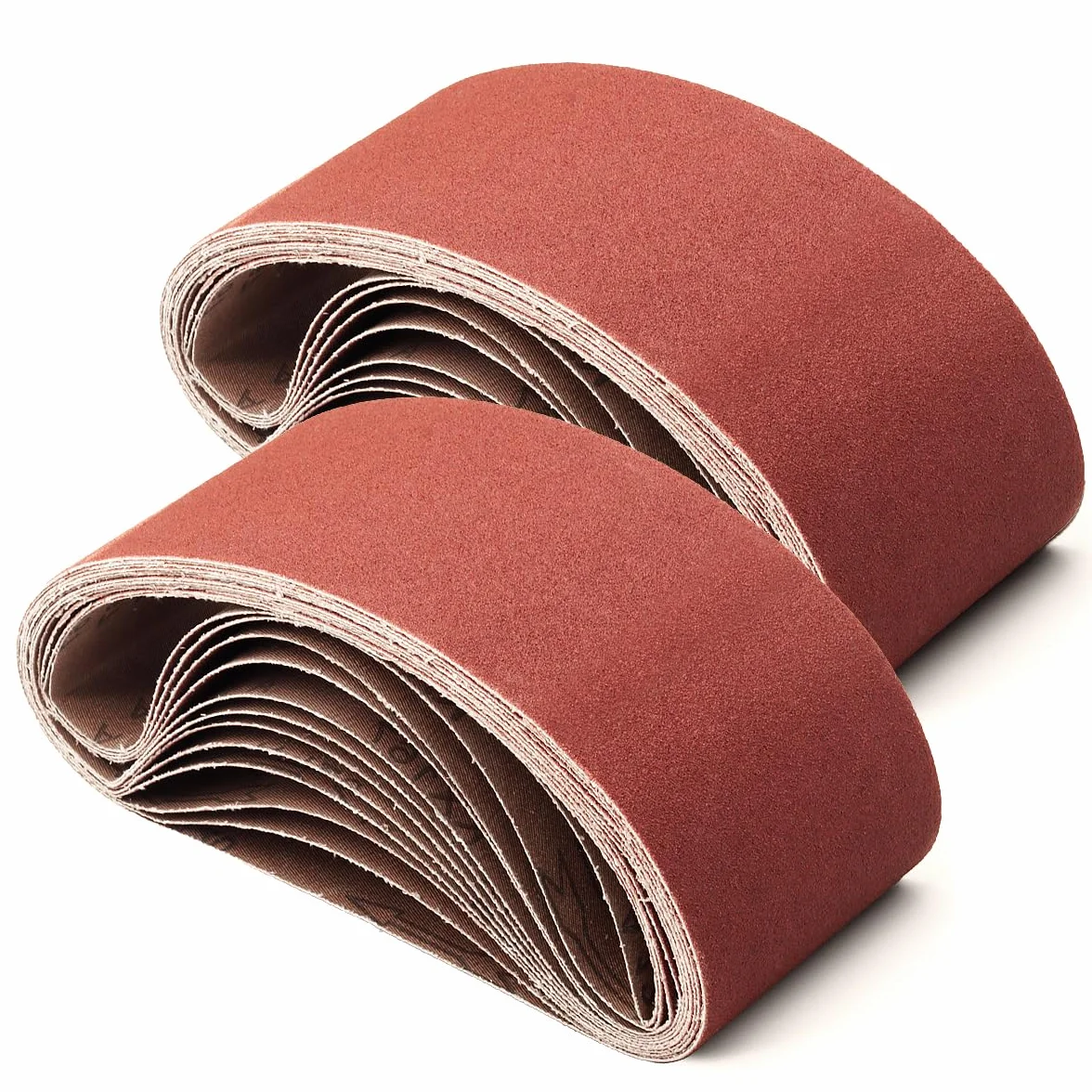Pasy szlifierskie 10 x 53 cm, asortyment taśm szlifierskich rzemieślniczych 4 x 51, 8 szt. po ziarnistość 40, 60, 80, 24 szt