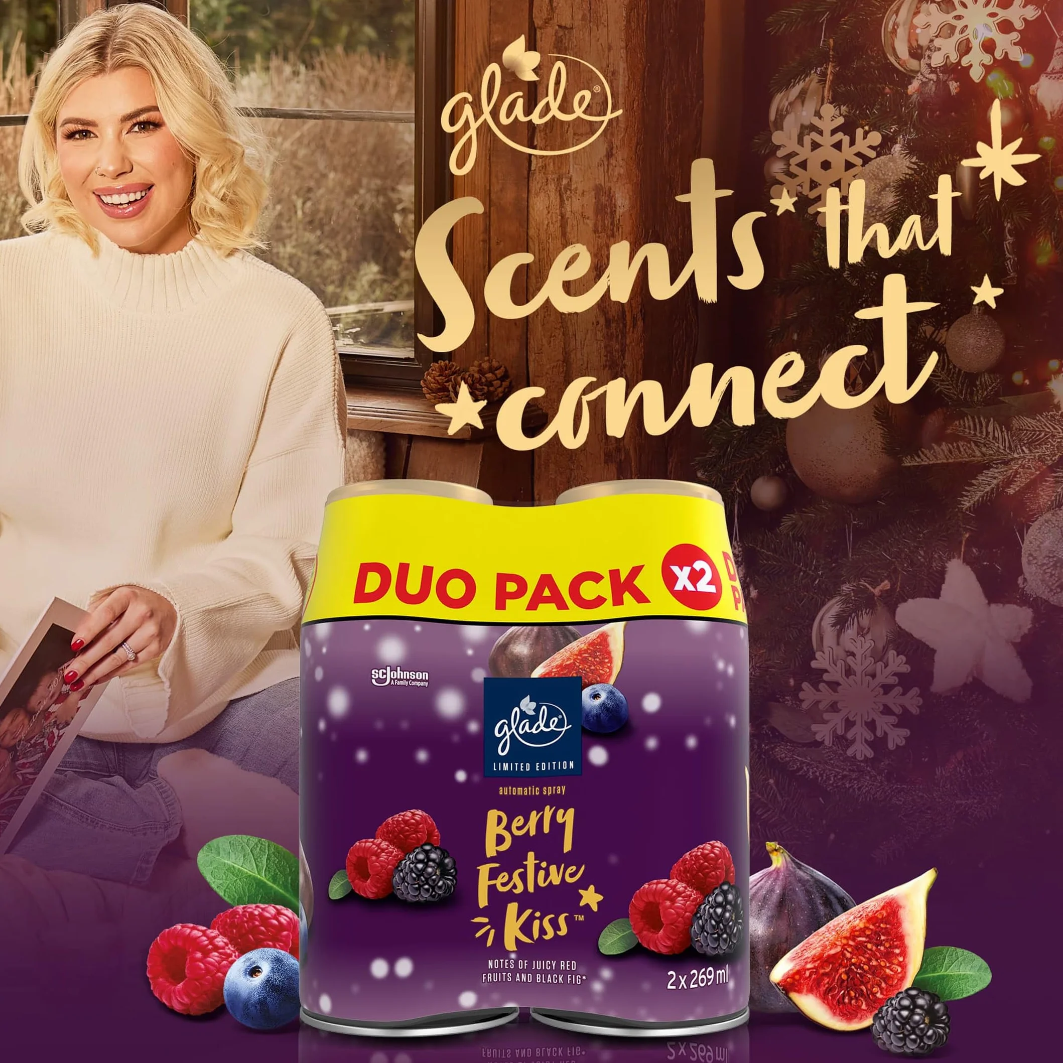 Glade Auto Refill Berry, Duo Pack (2 x 269 ml)