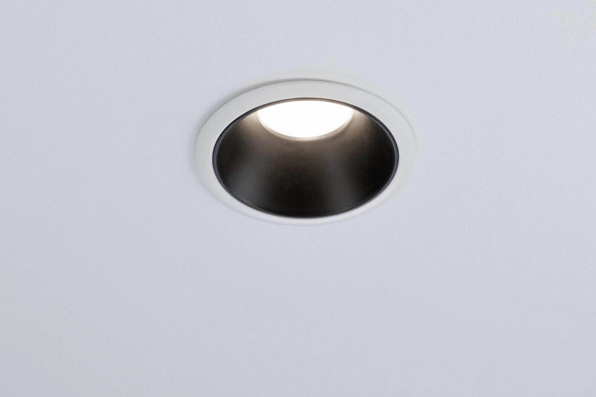Paulmann 93402 Oprawa Wpuszczana Led Cole Okrągła Wraz Z Przyciemnianym Reflektorem Wpuszczanym 3X6,5W Biały, Czarny Matowy Reflektor Wpuszczany Plastik, Cynk Aluminiowy Punkt Sufitowy 2700K ,Biały, Czarny Mat ,3Er-Set , 19.5 Watts