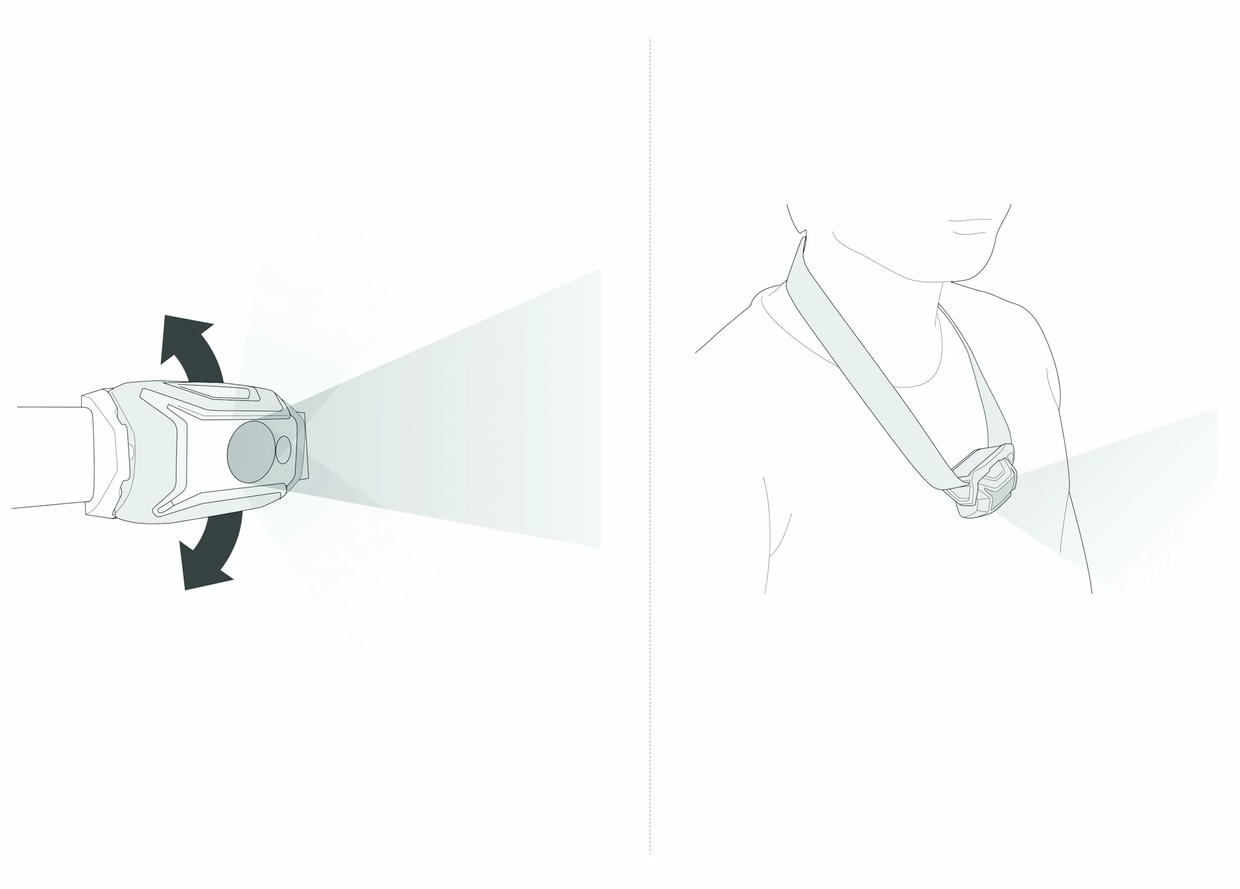 PETZL - Reflektor TIKKINA czarny