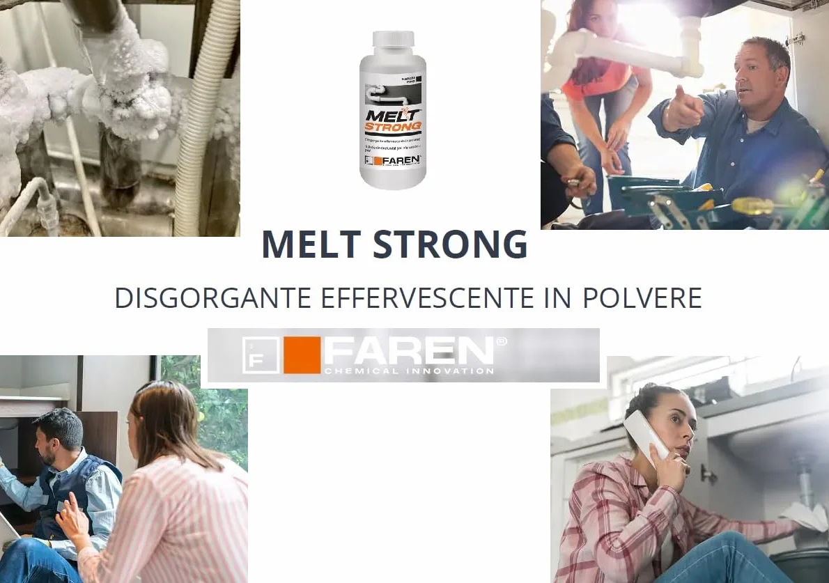 Faren MELT STRONG, skuteczny środek do usuwania granulatu, czyszczenie toalety, eliminuje nieprzyjemny zapach, 600 g