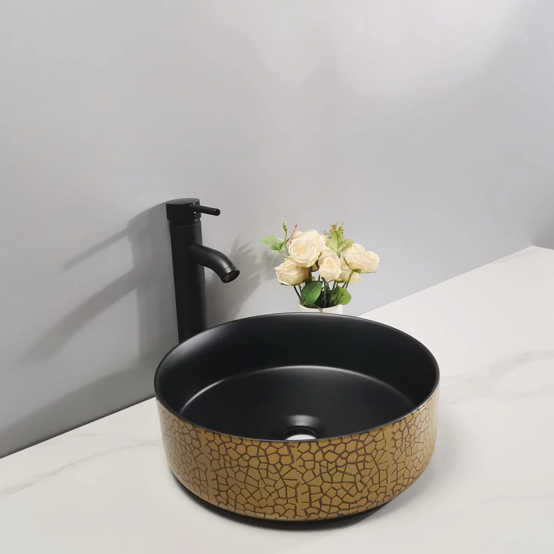Umywalka Nablatowa Łazienkowa, Lampa Łazienkowa, Luksusowa Umywalka Ceramiczna, Hotelowa Umywalka Ceramiczna, Domowa Umywalka Ceramiczna Nablatowa, Umywalki Łaz