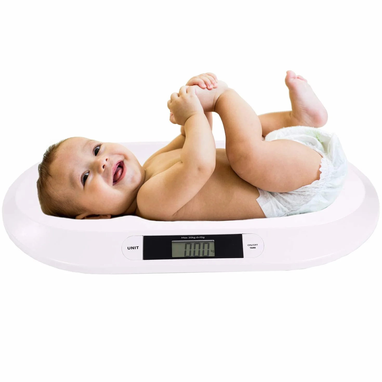 Belko® Waga dla Niemowląt i Zwierząt - Płaska, do 20 kg, do Karmienia