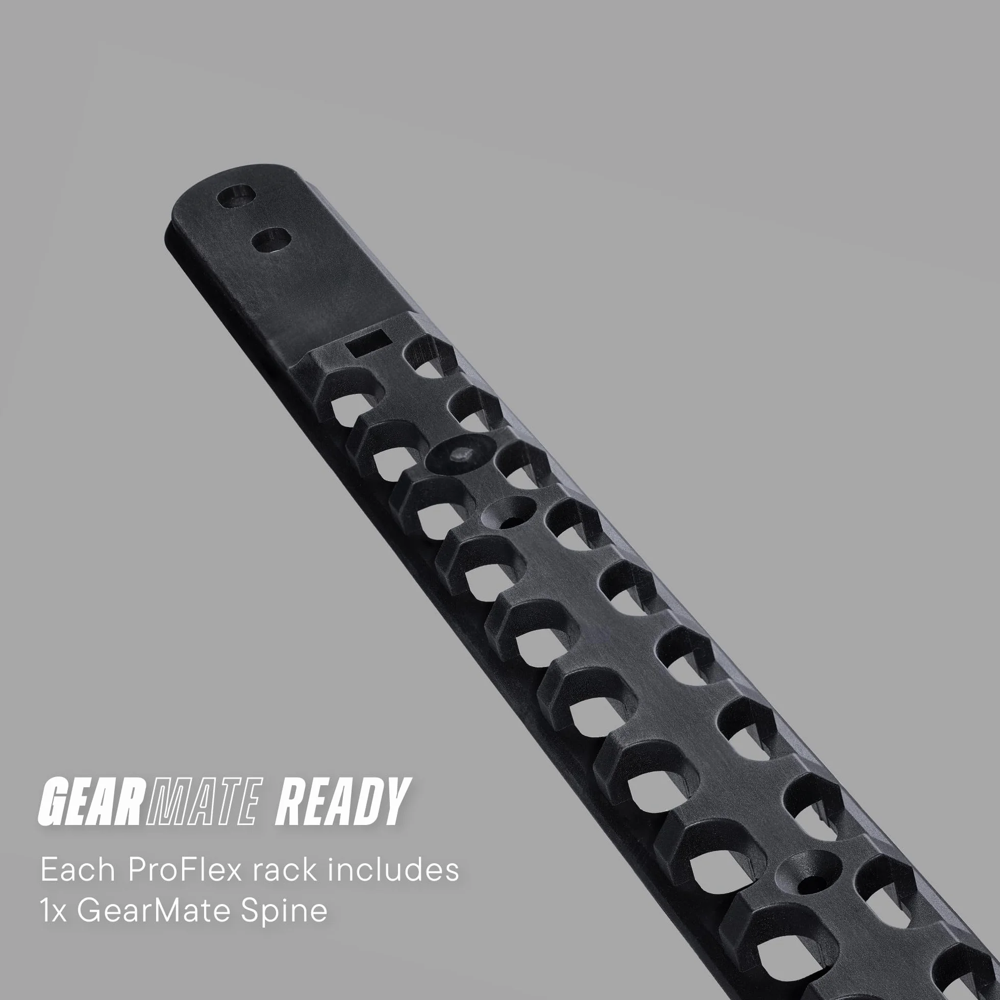 Steadyrack ProFlex Uchwyt rowerowy wąski pionowy ścienny do rowerów szosowych BMX Gravel z błotnikami GearMate SteadySpine