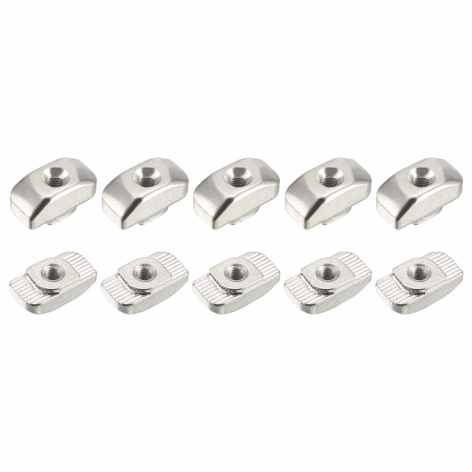 METALLIXITY Nakrętki rowkowe T ślizgowe (gwint M3), 10 sztuk, nakrętki rowkowe T ze stali węglowej, mocowanie głowicy młotka do profilu, wytłaczania, aluminium, seria 3030