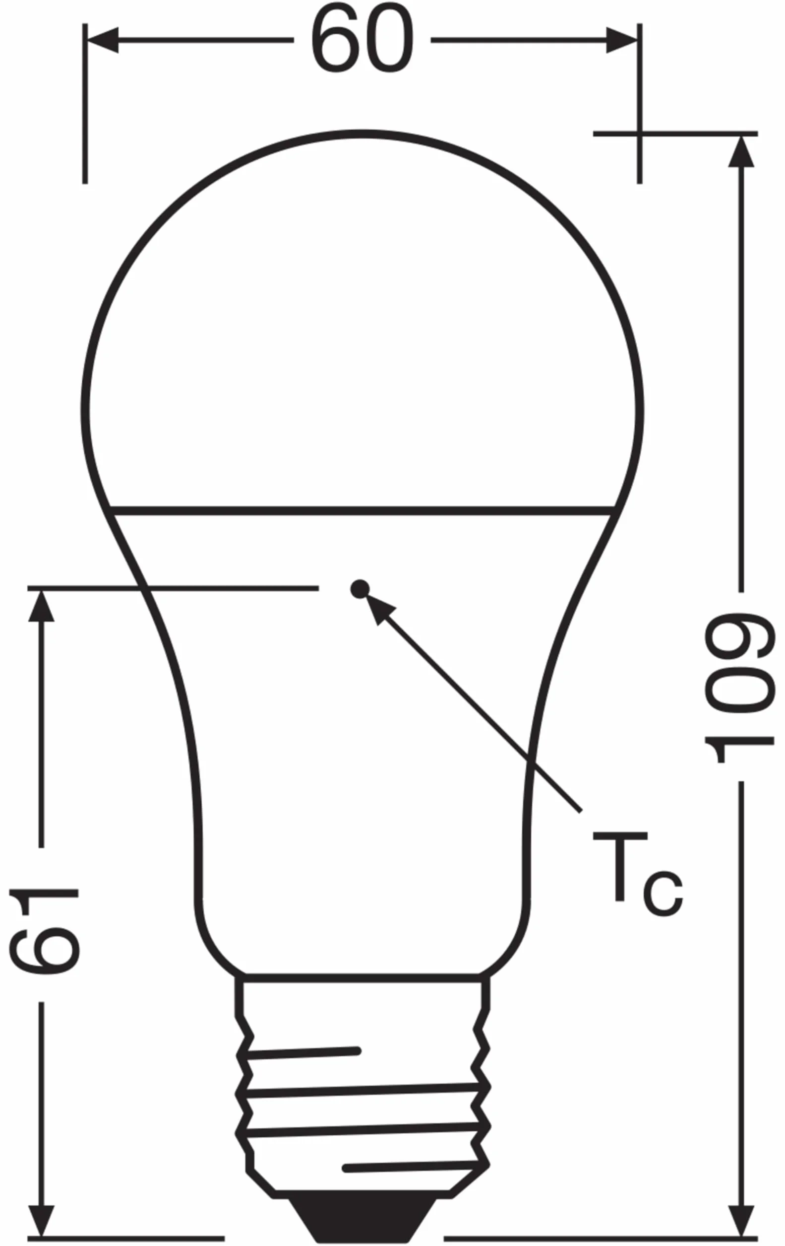 OSRAM Żarówka LED Base Classic A75, kształt żarówki 10W 840, 4000K, zimna biel, E27, matowa, 1055 lm, odporna na wstrząsy i wibracje