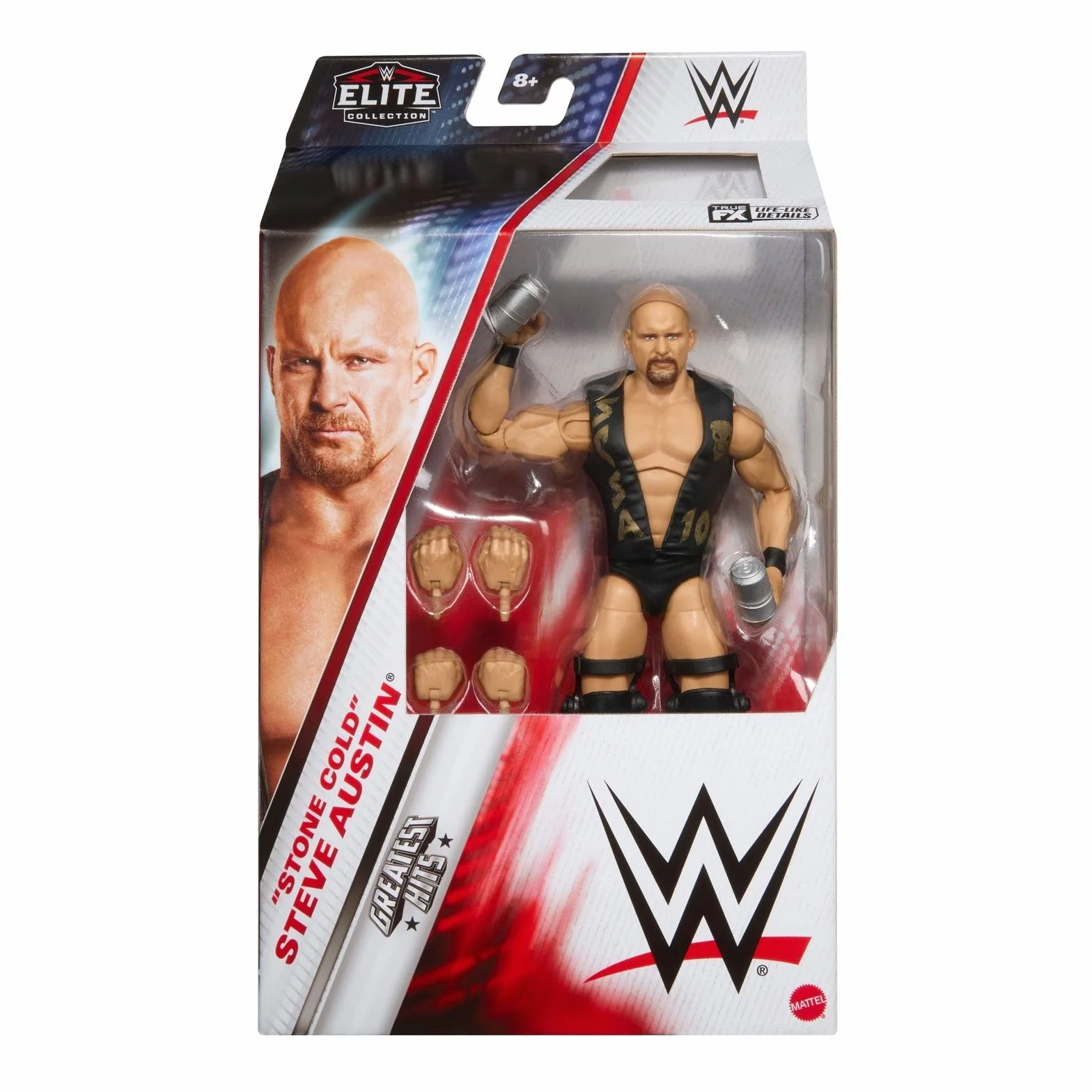 WWE Stone Cold Steve Austin Elite Greatest Hits 8 Toy Wrestling figurka akcji