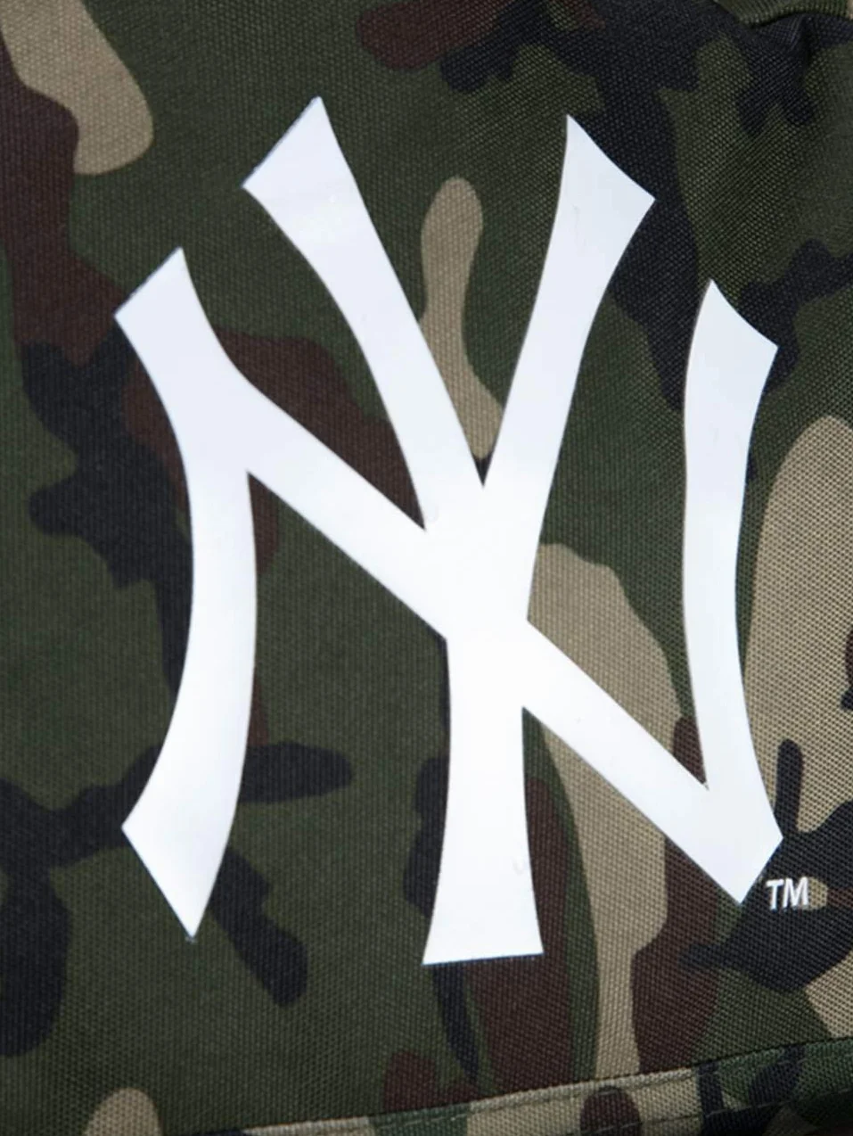 New Era Męski plecak MLB Stadium New York Yankees Woodland Camo, zielony M, jeden rozmiar, Zielony Med, rozmiar uniwersalny