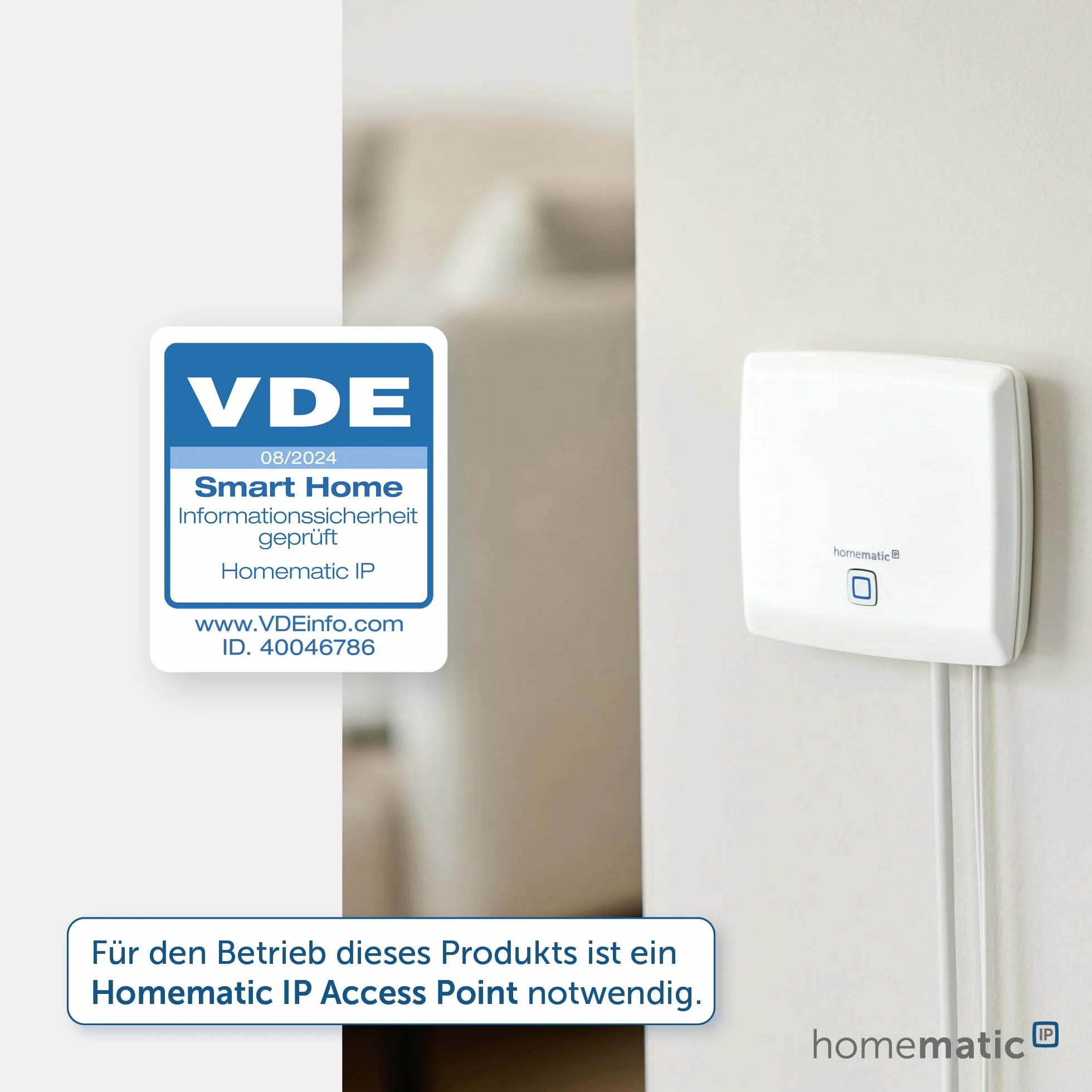 Homematic Ip Hmip-Etrv-2 Termostat, Biały, 9,7 x 5,8 x 7,1 cm
