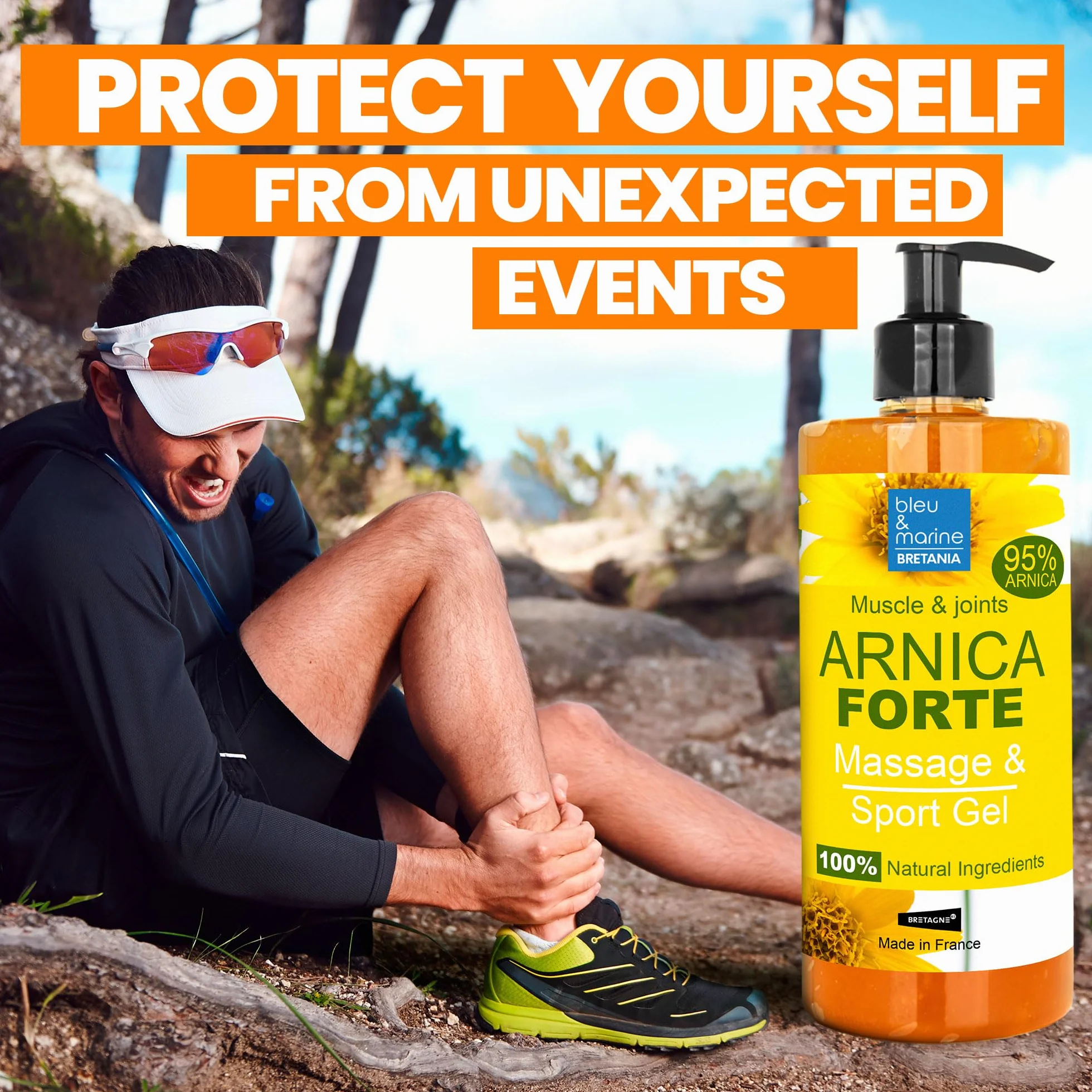Arnika Gel Forte 90% znany balsam do mięśni i stawów. Żel Miracle Sports jako preparat i zabieg uzupełniający przed treningiem, 100% naturalny krem z arniki – 2 x 200 ml.