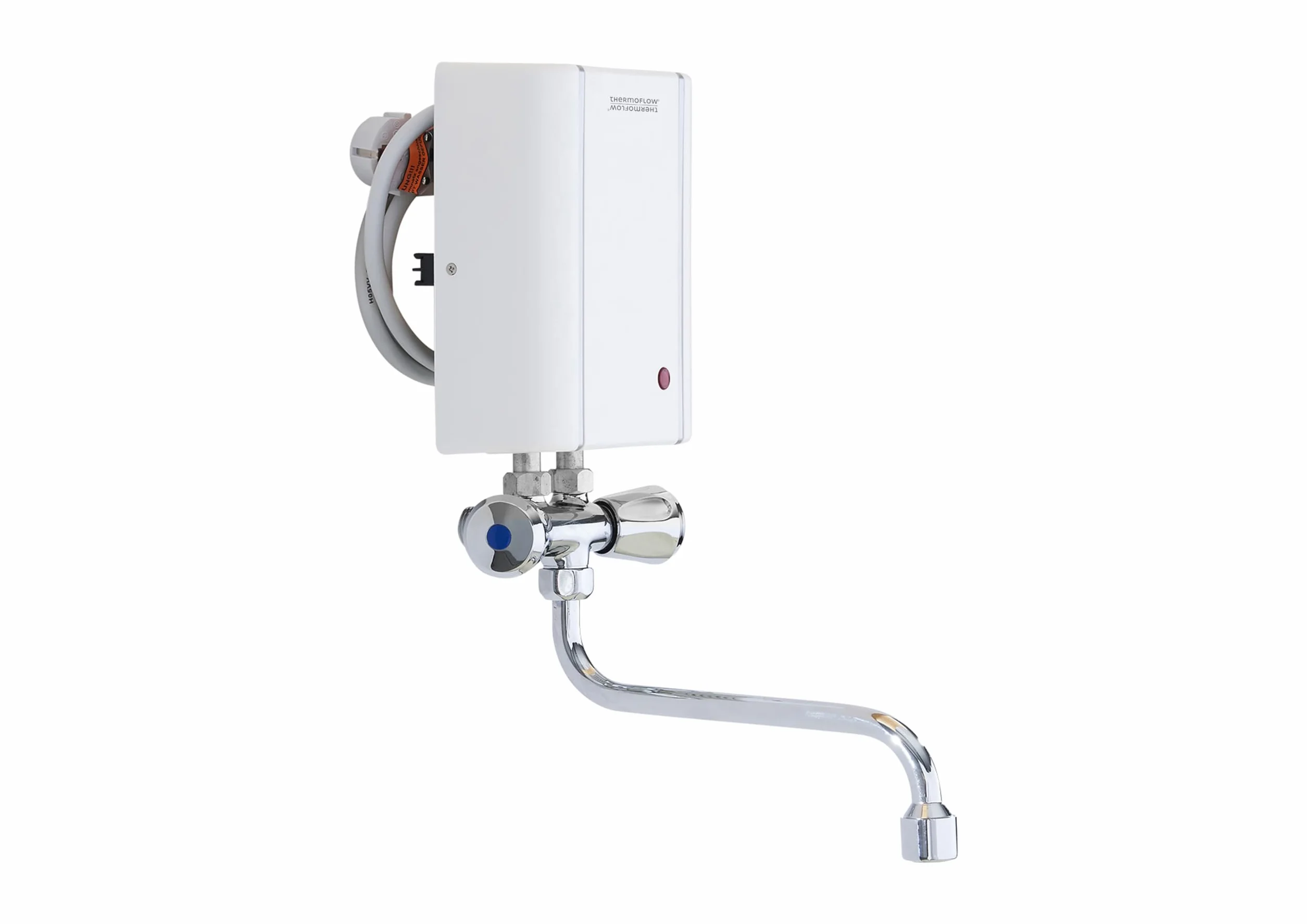 Thermoflow Mały przepływowy podgrzewacz wody 3,5 kW z armaturą Typ/model: ELEX35ARM