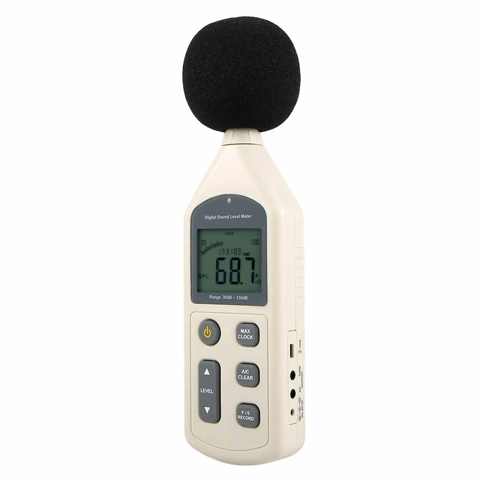 Naroote Handheld Sound Level Meter High Sensitivity Digital Decibel Meter