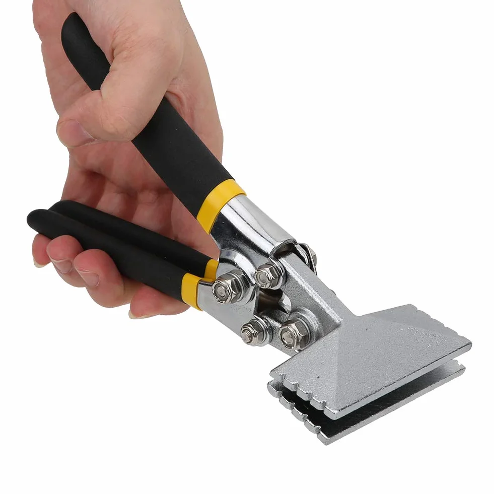 Szczypce do Gięcia Ręczny Zacisk do Blachy Seamer, Narzędzia do Gięcia Blachy do Spłaszczania, Giętarki do Prętów Zbrojeniowych