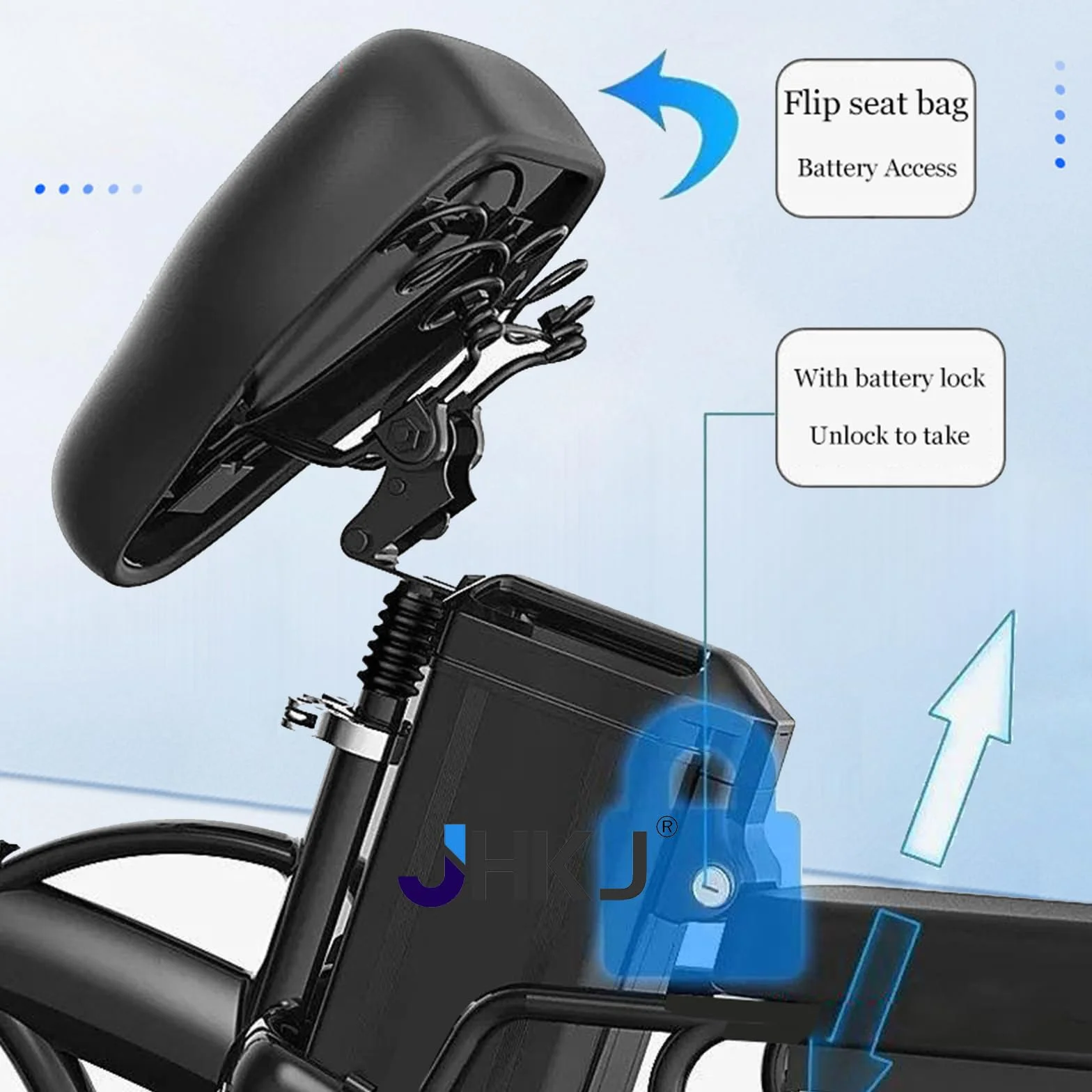 Akumulator litowy 48 V Akumulator litowo-jonowy 48 V 15 Ah 20 Ah 25 Ah 30 Ah z ładowarką i blokadą bezpieczeństwa Wbudowany akumulator 48 V do zestawów silnikowych 700 W-1500 W