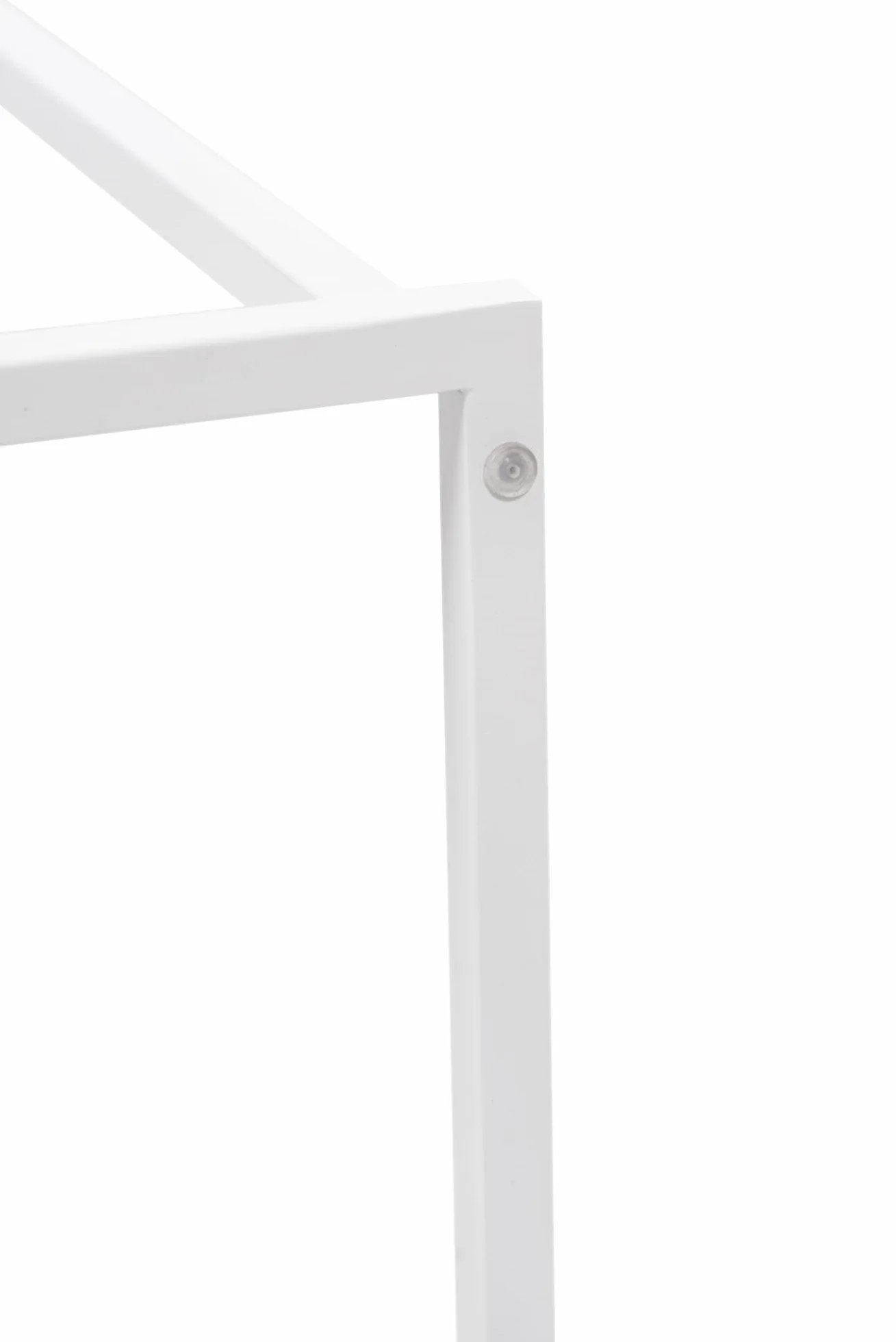 Wolnostojący Uchwyt na Papier Toaletowy - Stojak na Papier Toaletowy bez Wiercenia z Opcją Przechowywania - Metal Malowany Proszkowo - 23x23x69cm - SONO Biały