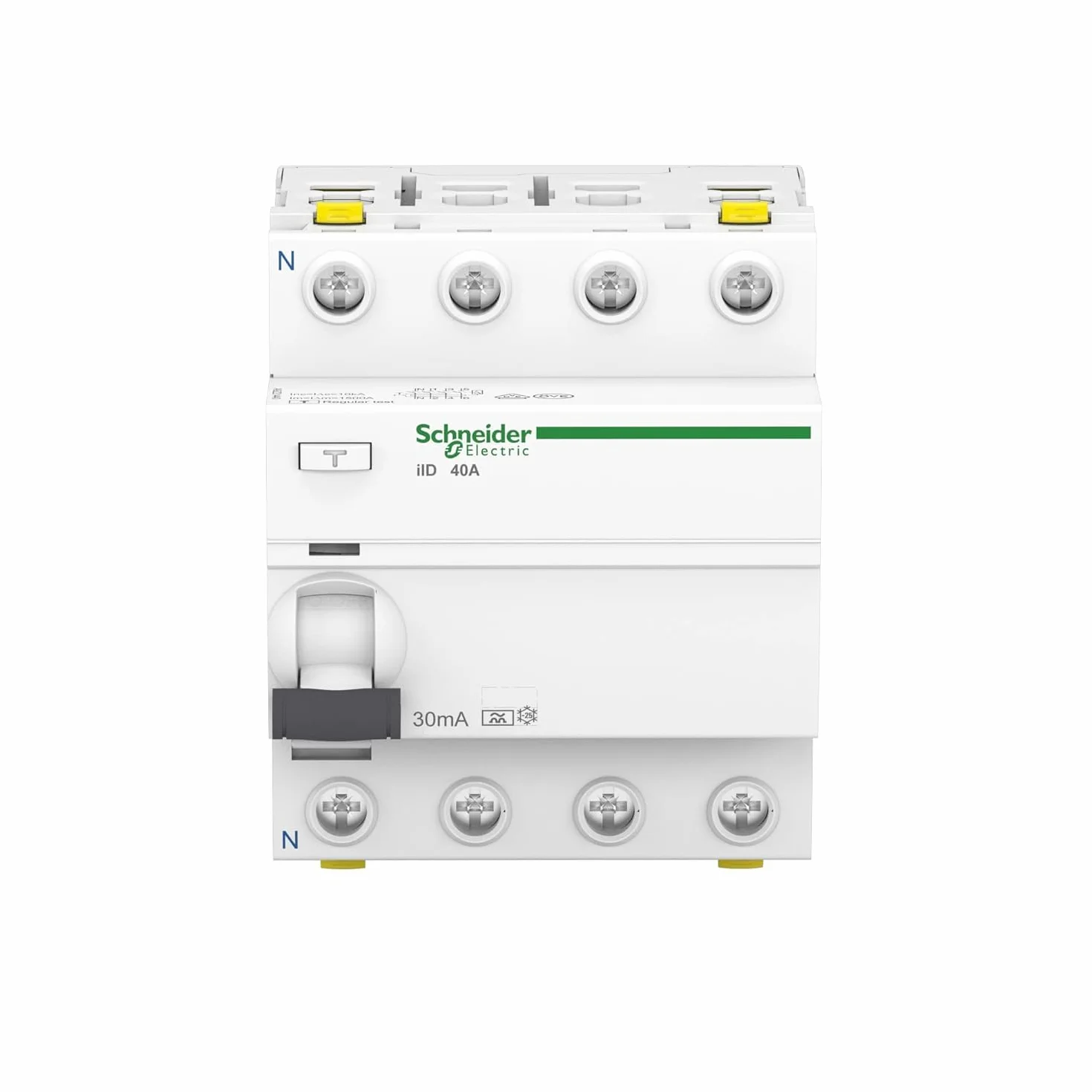 Schneider Electric Wyłącznik Różnicoprądowy, Biały, Typ A