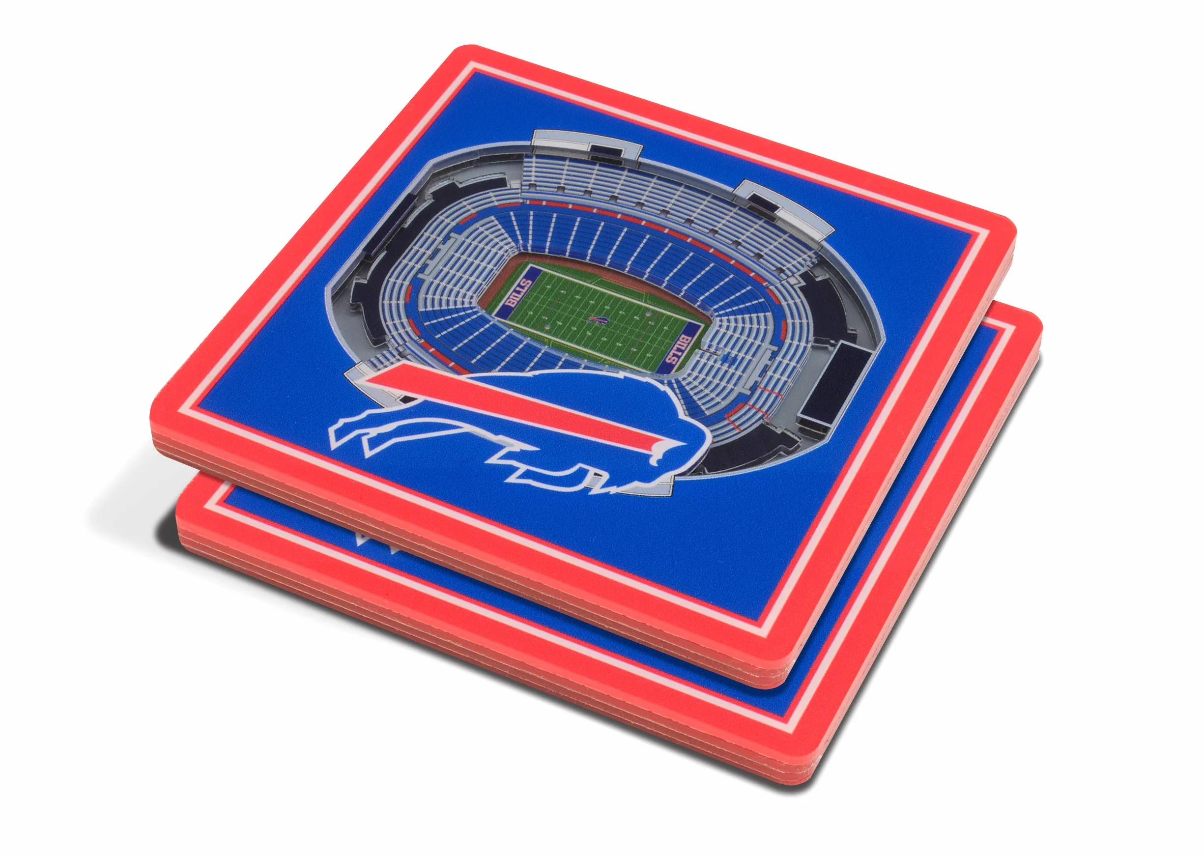 YouTheFan NFL 3D Team StadiumViews podstawki 4 x 4 - zestaw 2 szt