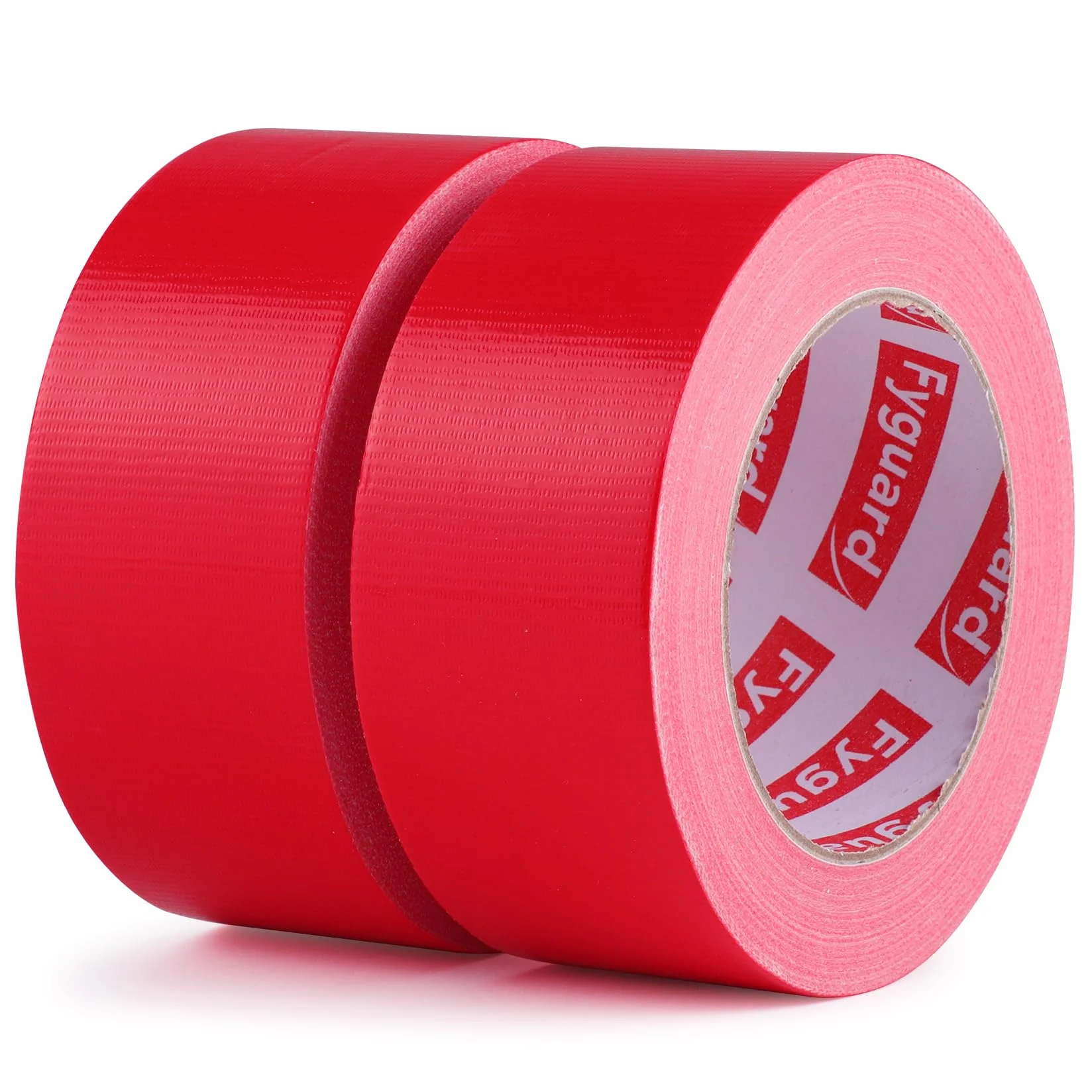 2 rolki taśmy pancernej w kolorze czerwonym, 48 mm x 28 m, czerwona taśma pancerna 210μ, taśma naprawcza, wodoodporna, uniwersalna do napraw, majsterkowania, rzemiosła