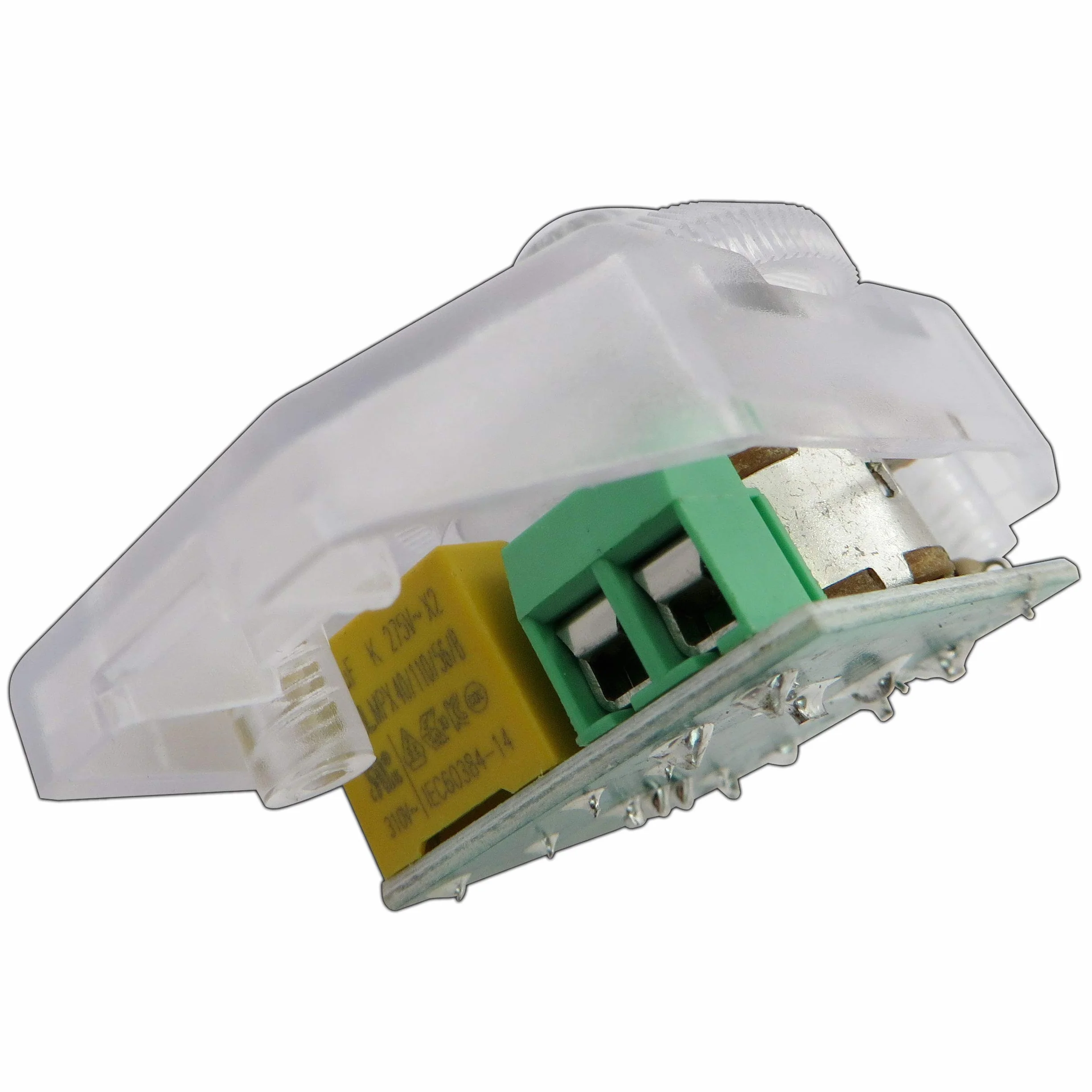Ściemniacz LED od 1 do 60 W (ściemniacz obrotowy sznurek), płynne ściemnianie dla przyciemnianej żarówki LED, przełącznik przyciemniania, bezgłośny (przezroczysty)