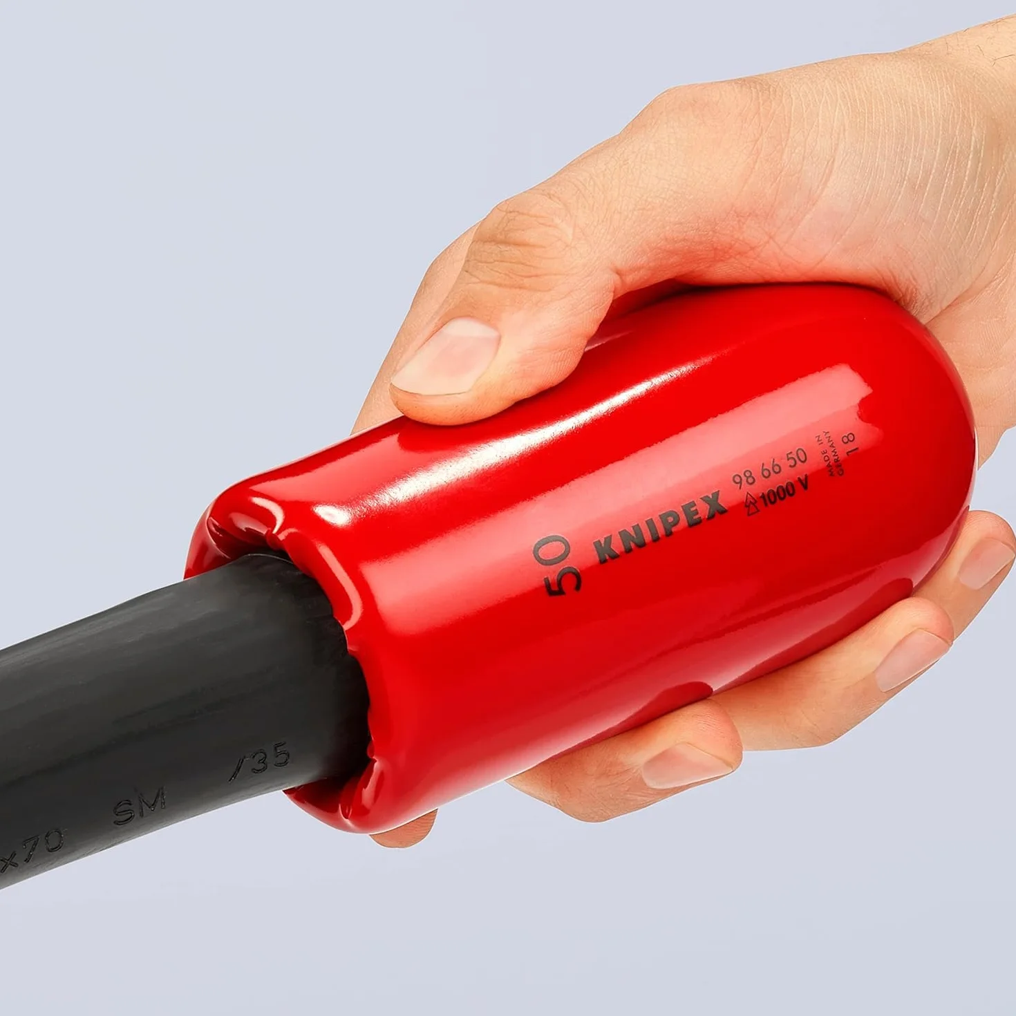 KNIPEX Kapturek ochronny, samozaciskowy 135 mm, 98 66 50