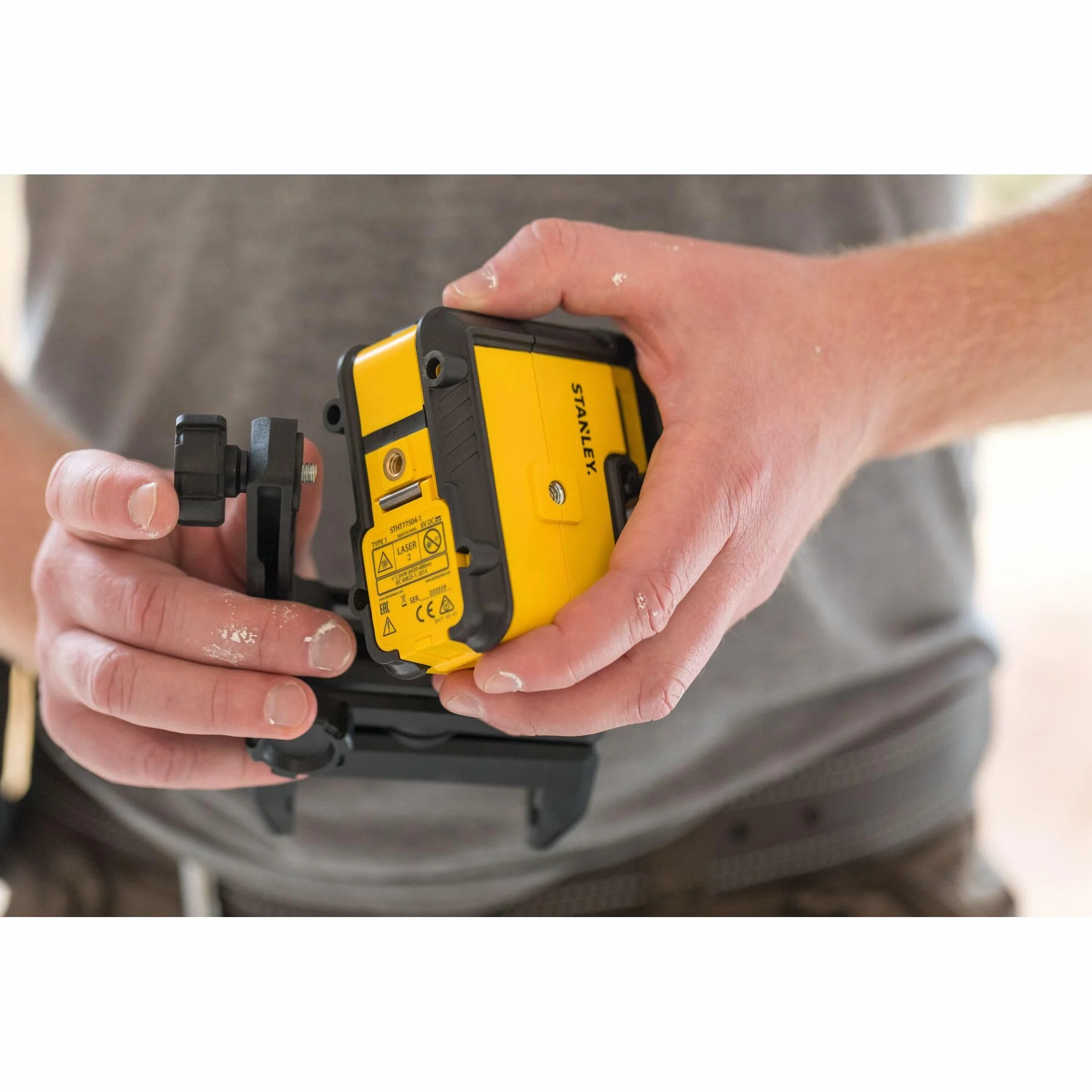 Stanley STHT77594-1 Laser Krzyżowy, Żółty/Czarny, 24 x 17.5 x 12.5 cm