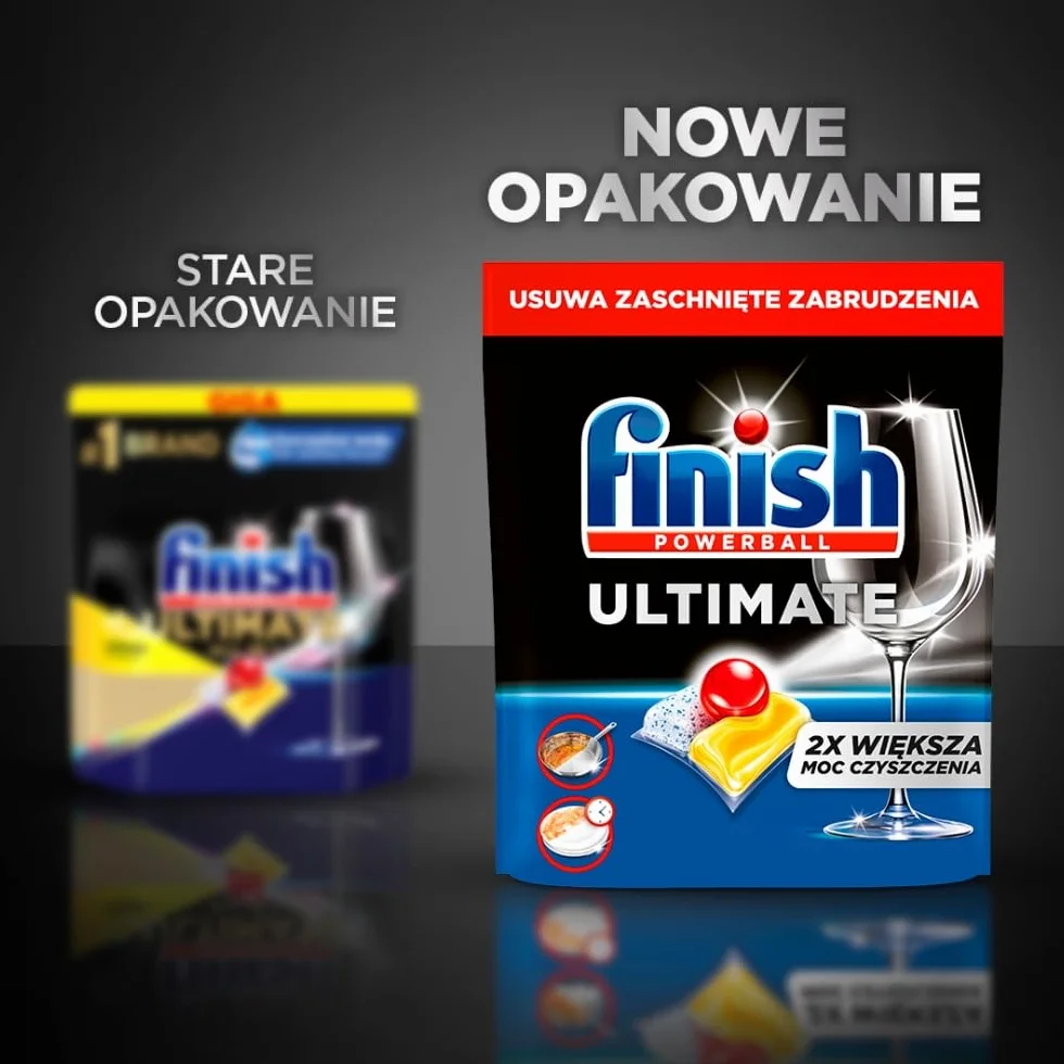 Kapsułki do zmywarki FINISH Ultimate All in 1 Caps Lemon 100szt