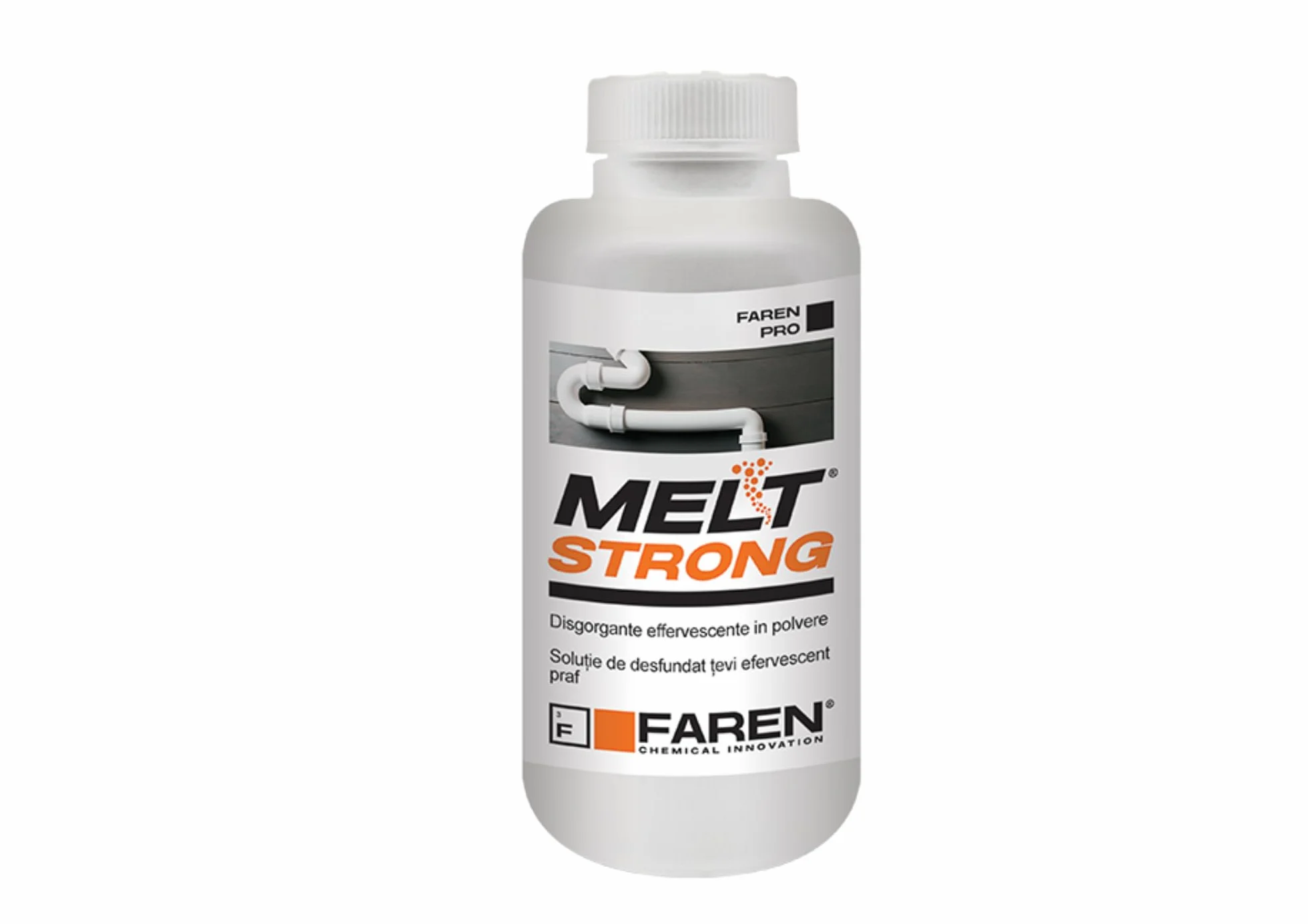 Faren MELT STRONG, skuteczny środek do usuwania granulatu, czyszczenie toalety, eliminuje nieprzyjemny zapach, 600 g