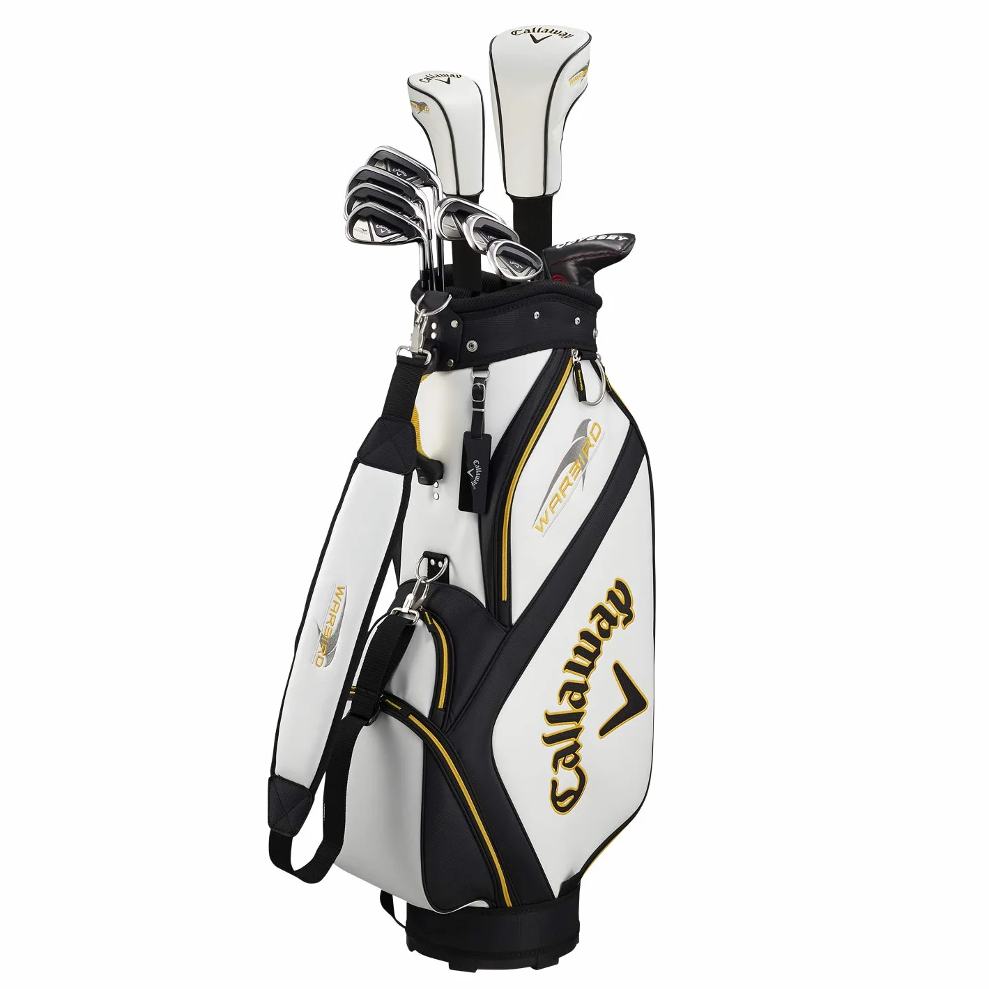 Callaway Golf Warbird 2021 Nowy męski komplet kijów, grafitowy trzon (10 kijów + torba)