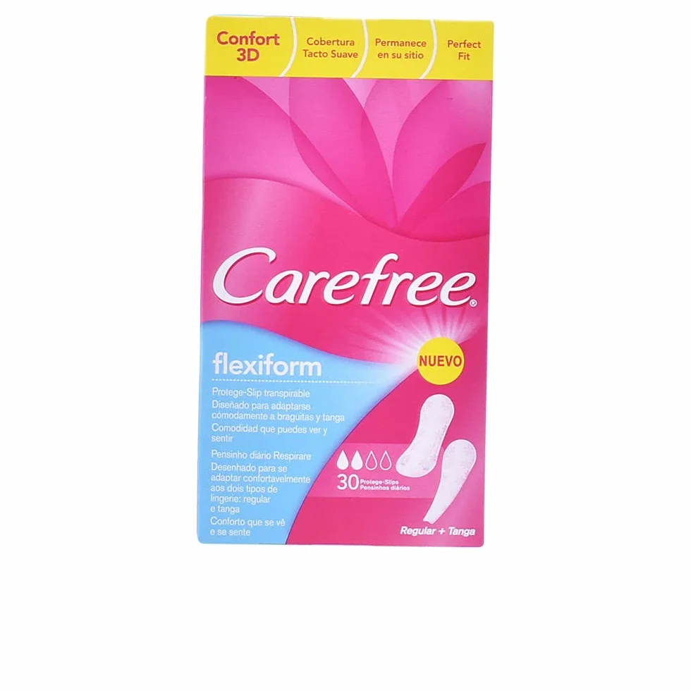 Carefree Flexiform wkładki do majtek, 30 wkładów