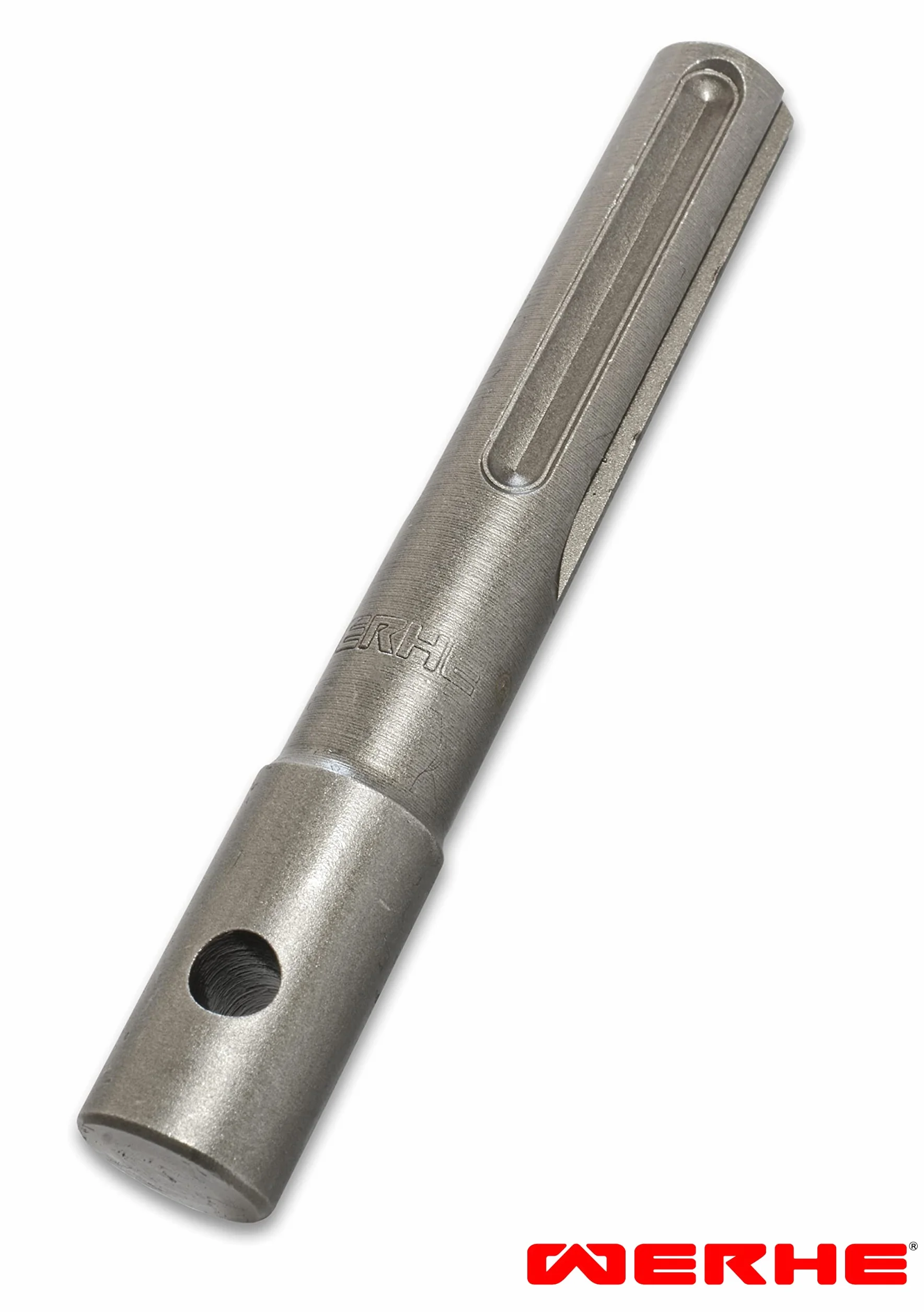 WERHE Zestaw świdrów ziemnych Ø80 mm, długość 80 cm, z adapterem SDS Plus – Wytrzymała stal z metalowymi ostrzami do budowy ogrodzeń i prac ogrodniczych – Kompatybilny ze standardowymi wiertłami
