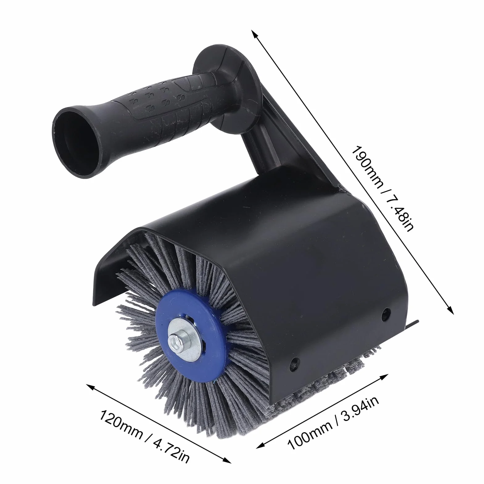 Generic Zestaw do Konwersji Szlifierki Kątowej do polerowania. Ergonomiczna Konstrukcja z 2 Kołami Ciągnienia Drutu Różnych Materiałów