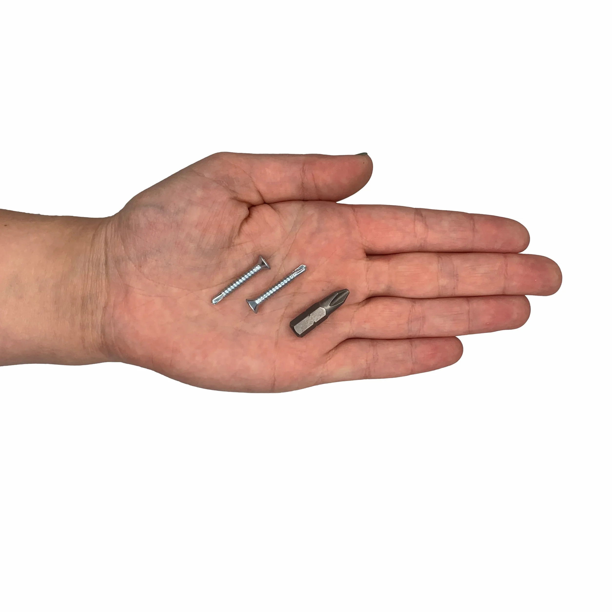 (500 sztuk) DIN 7504 P stal ocynkowana 3,5 x 25 mm śruby, samozwiercąca blacha metalowa śruba (PH) Phillips Head, samogwintująca (500, 3,5 x 25 mm)