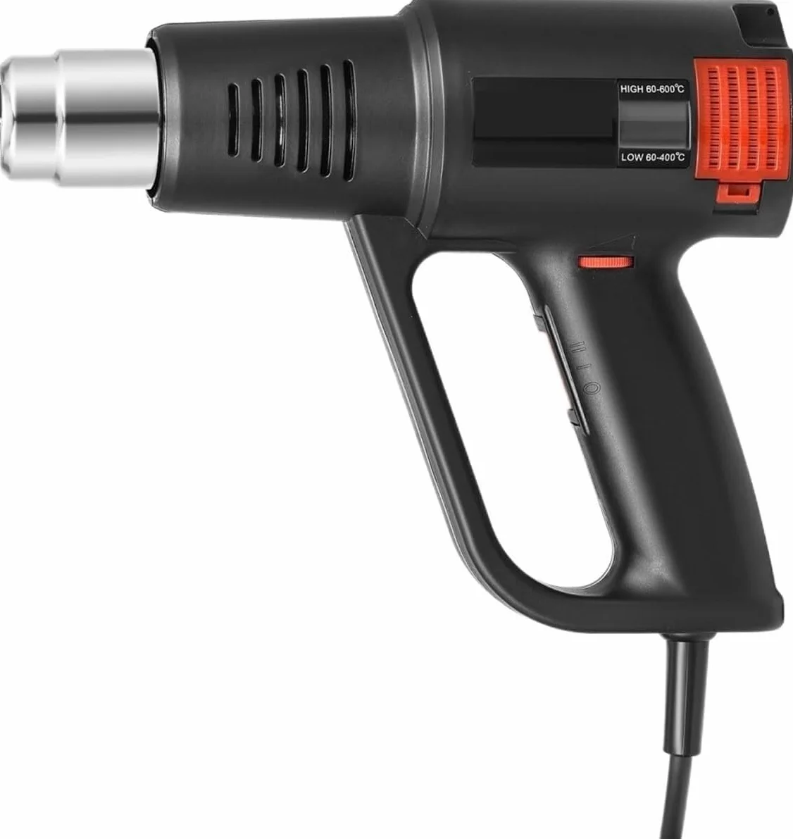 Opalarka LCD Zmienna temperatura z czterema dyszami Elektryczna suszarka do włosów z termoregulatorem do lutowania (Color : Uk Plug 240v)