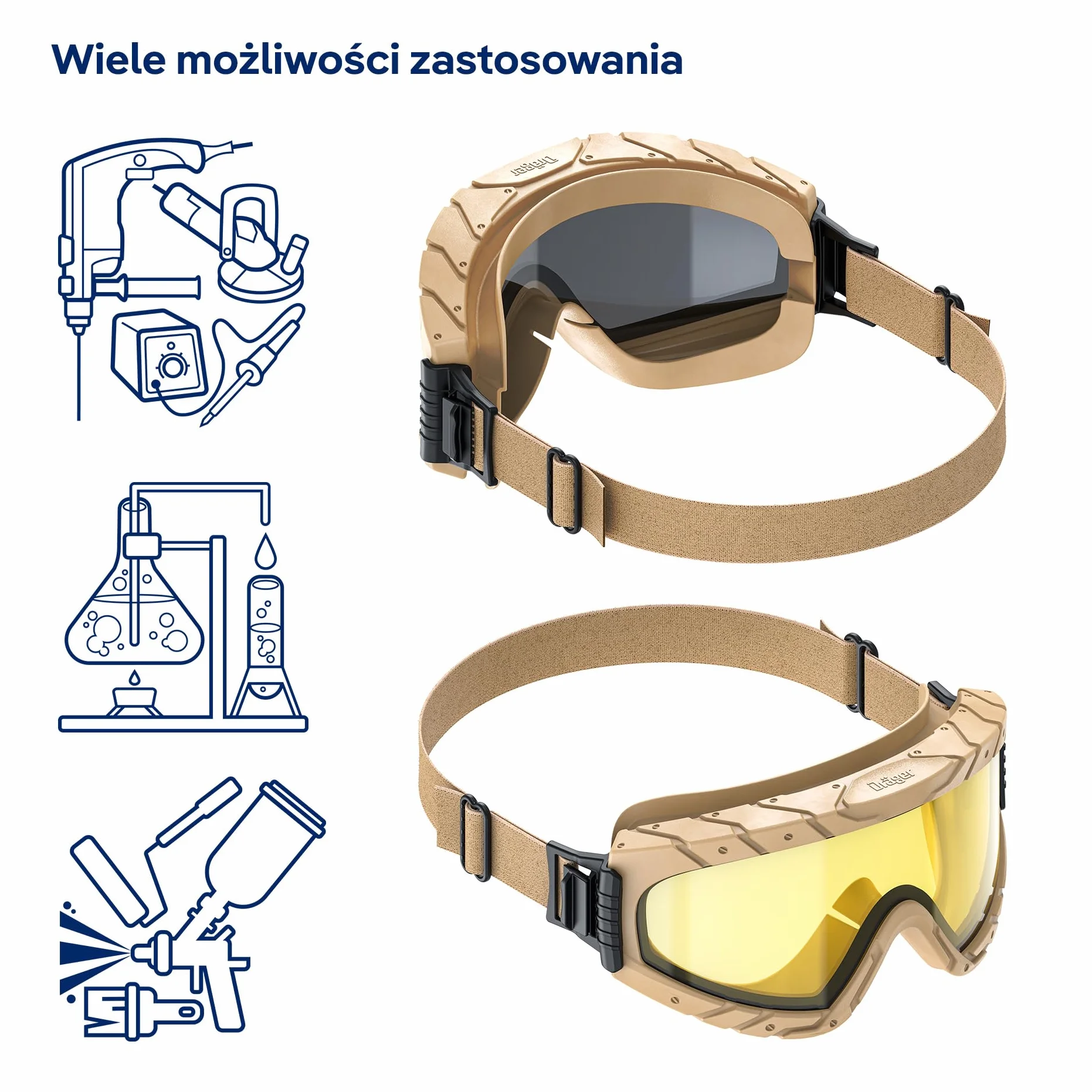 Dräger Okulary ochronne X-pect 4900