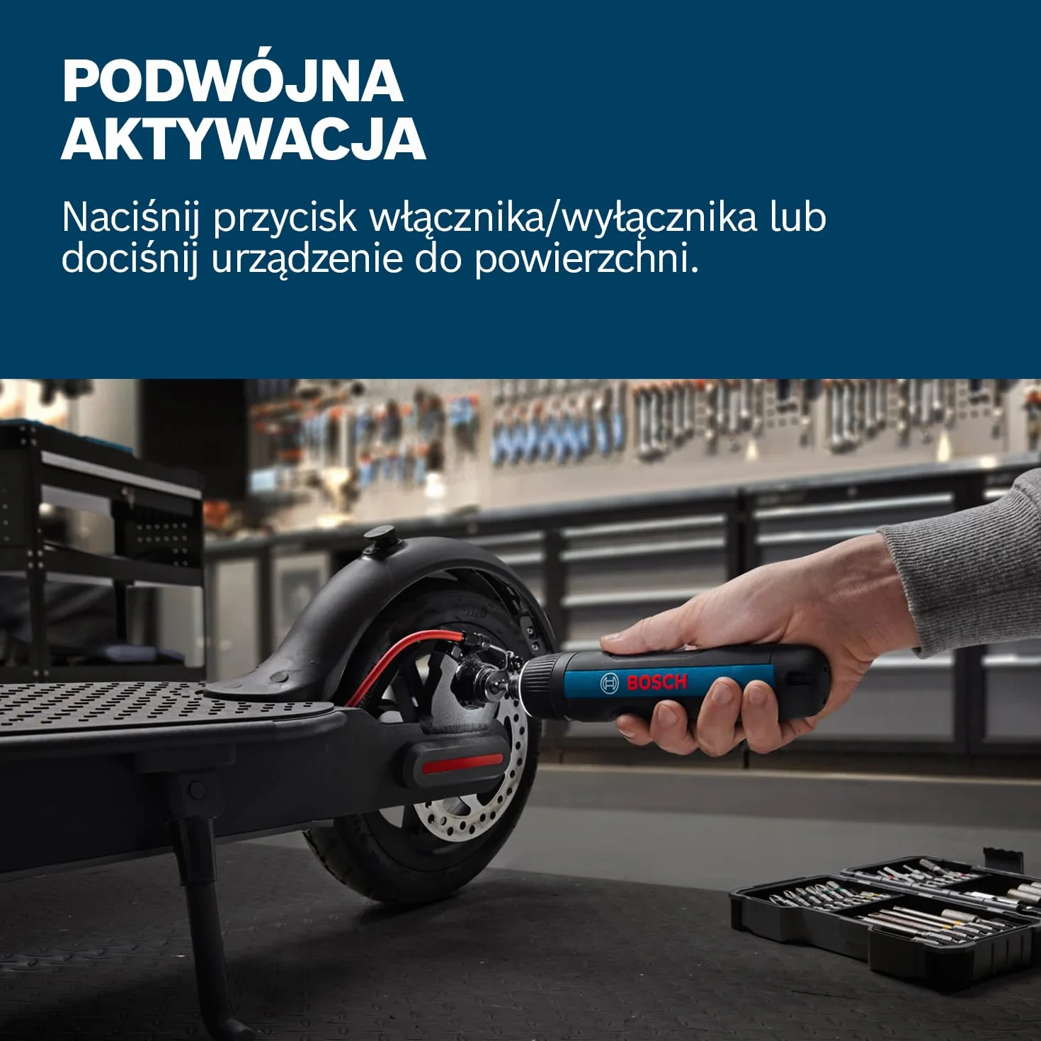 Profesjonalny Bosch: wkrętarka akumulatorowa Bosch GO 3 (8-częściowy zestaw końcówek wkręcających, uchwyt na końcówki wkręcające, przewód USB-C, miniwalizka)