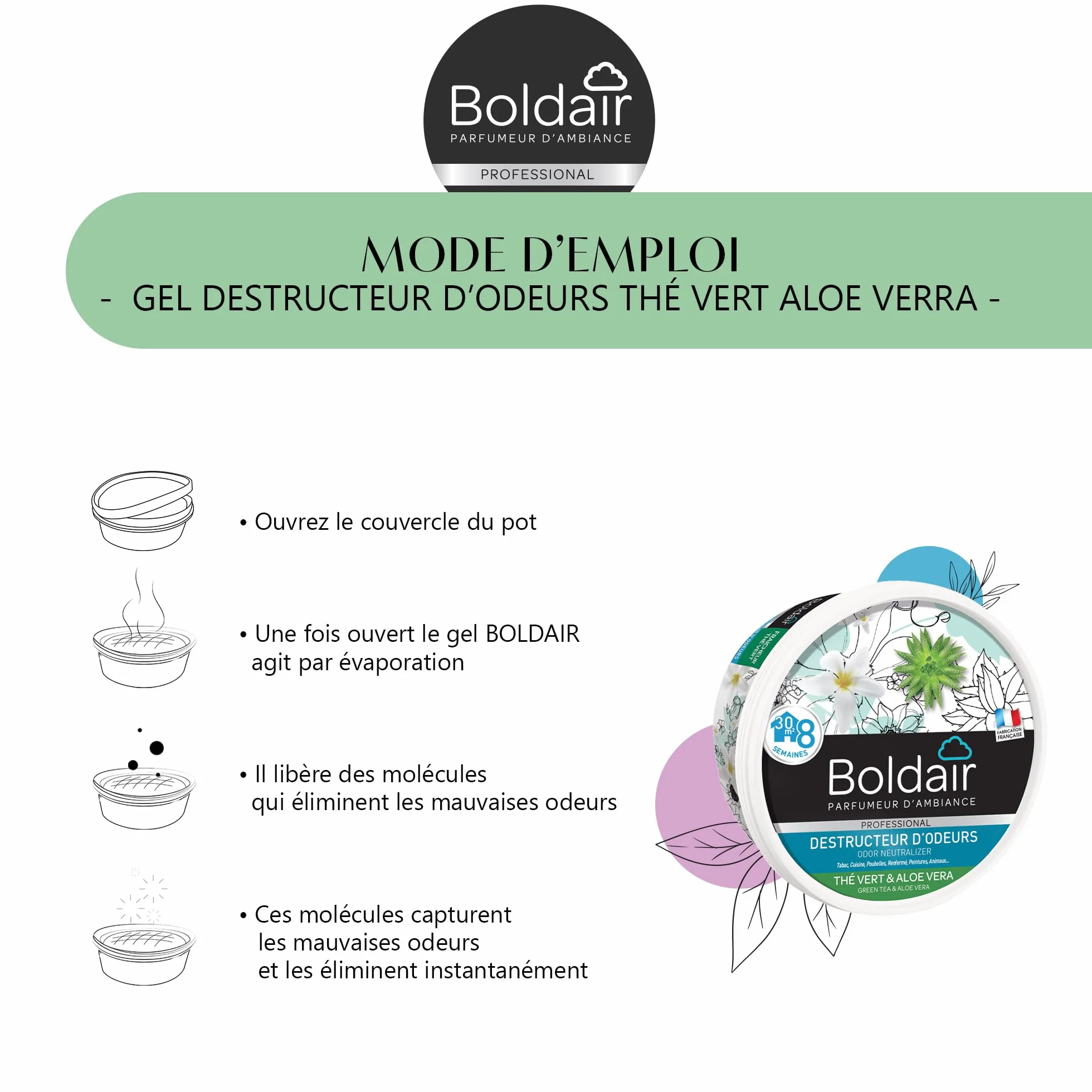 Boldair Zapach w Żelu, 300 g