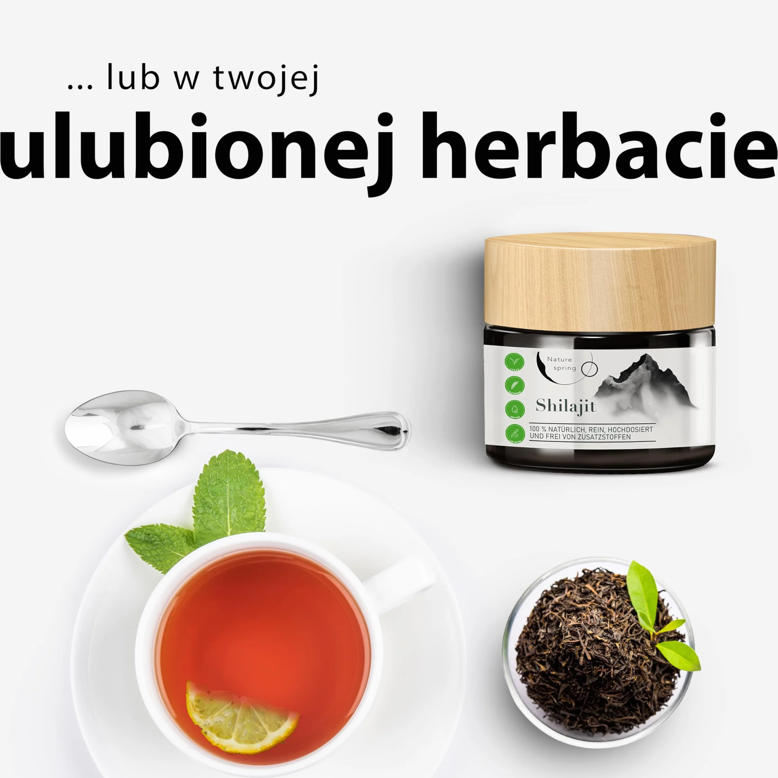 Mumijo Shilajit Żywica w Szkło z Kwasem Fulwowym i Humusowym Wspomaga System Immunologiczny
