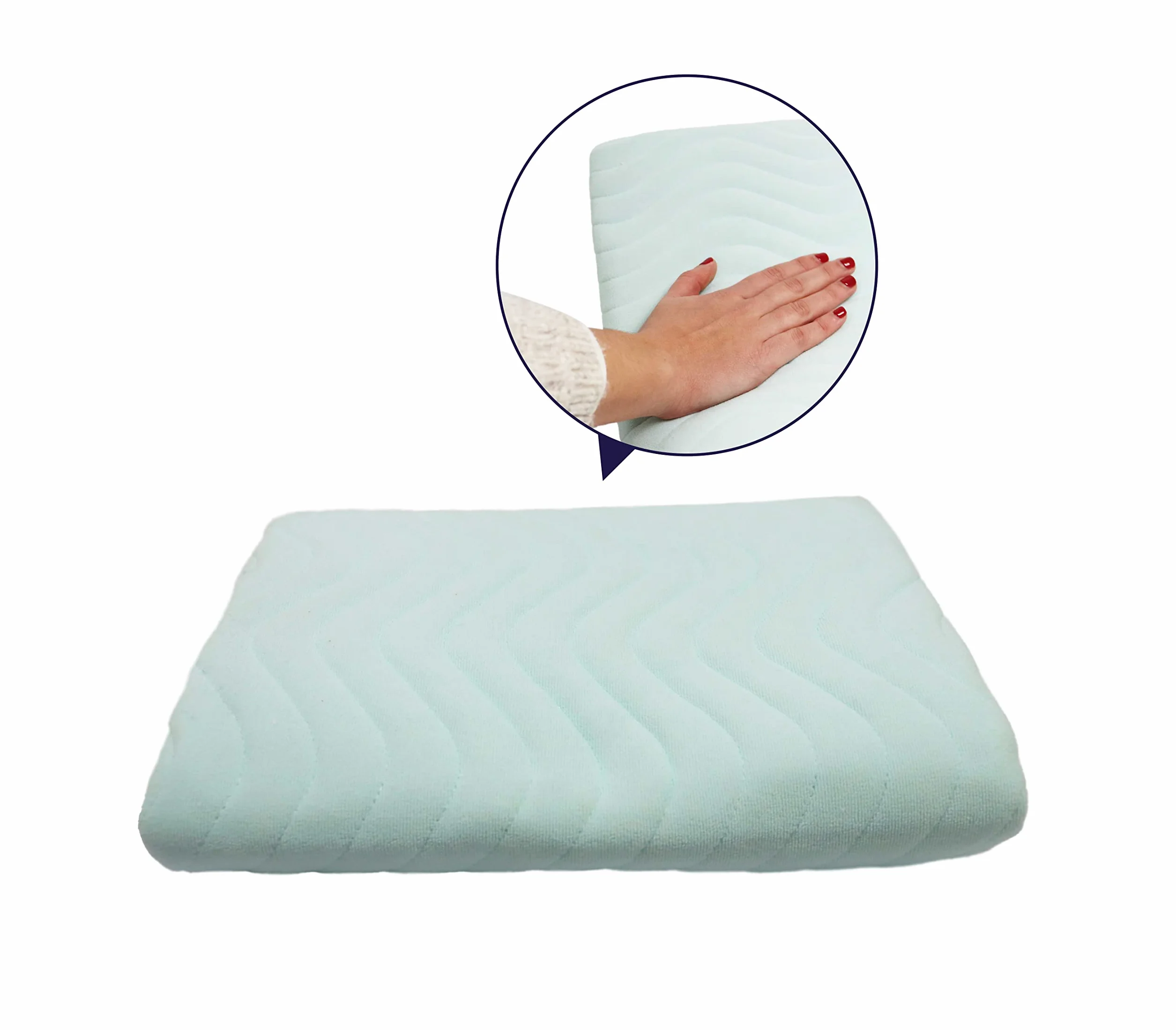 KMINA - Pralnia dla Dorosłych Łóżka Zmywalne 5 warstw (x2 szt., 90x75 cm), Ochraniacz Materac Inkontynencyjny, Podkładki do łóżka wielokrotnego użytku, Ochraniacz Łóżka dla Dorosłych Absorbent - Made