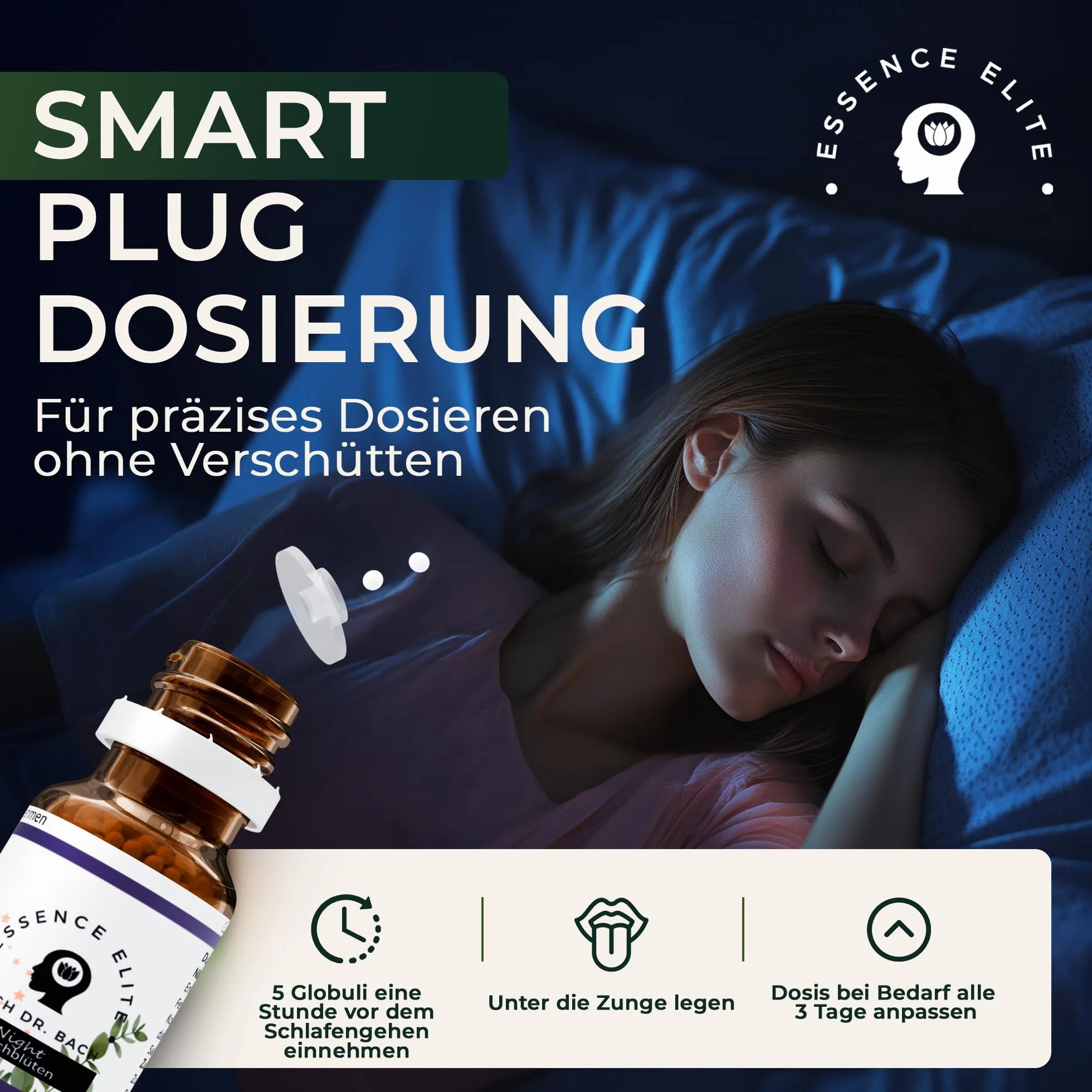 Bach Night Globuli 10 g – naturalne wsparcie podczas zasypiania