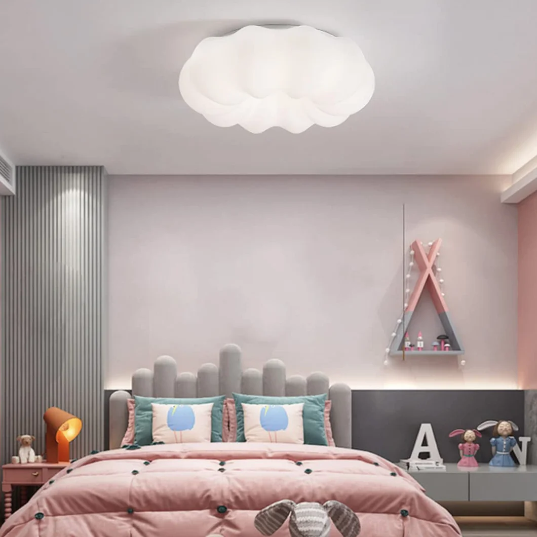 Żyrandol w chmurze LED chmura lampa sufitowa lampa sufitowa do pokoju dziecięcego, do sypialni, salonu, 15 W, 3 oświetlenie, 11,9''