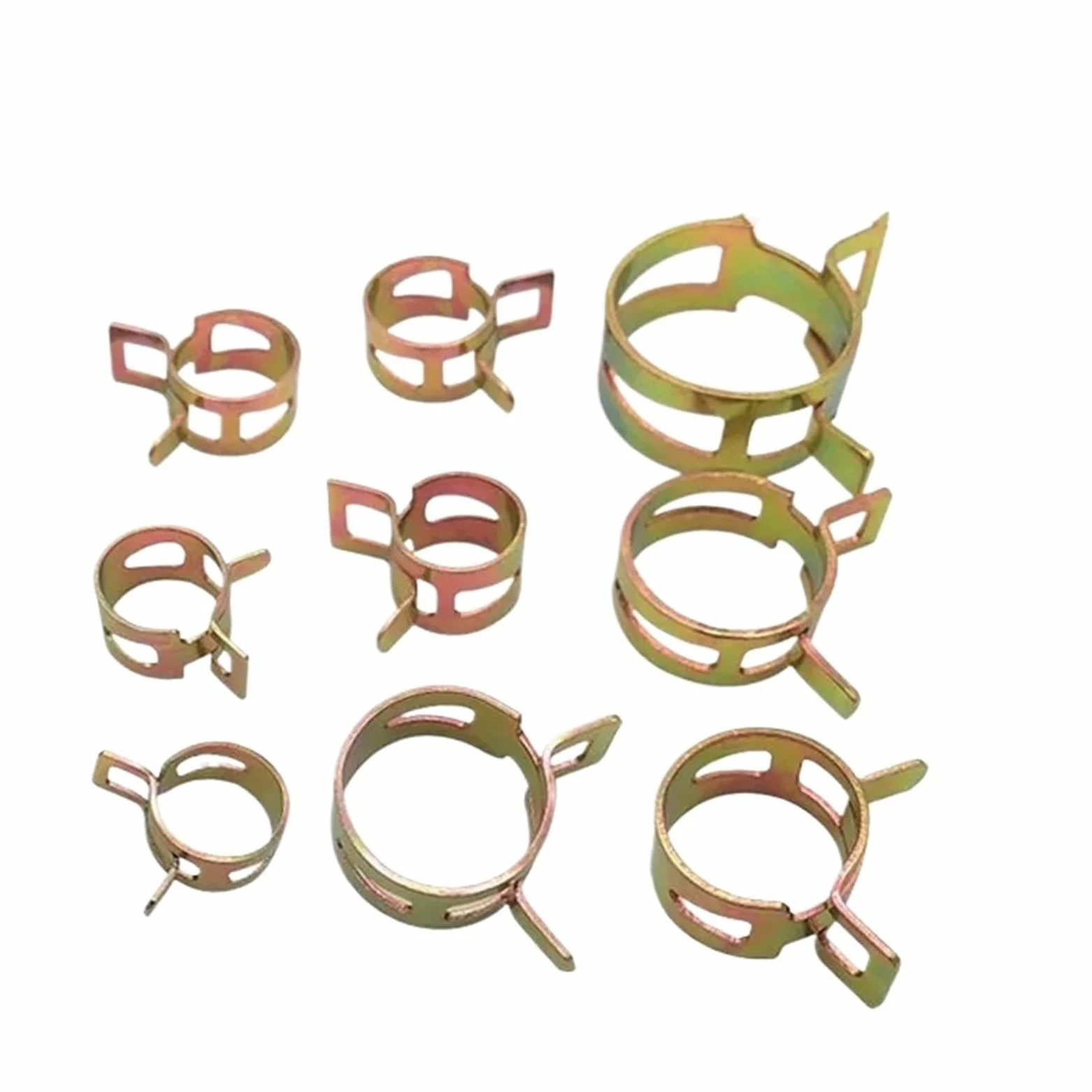 Zaczep węża sprężynowego, 10 sztuk opaska zaciskowa do węża sprężynowego przewód paliwowy 4-37mm(M32 10pcs)
