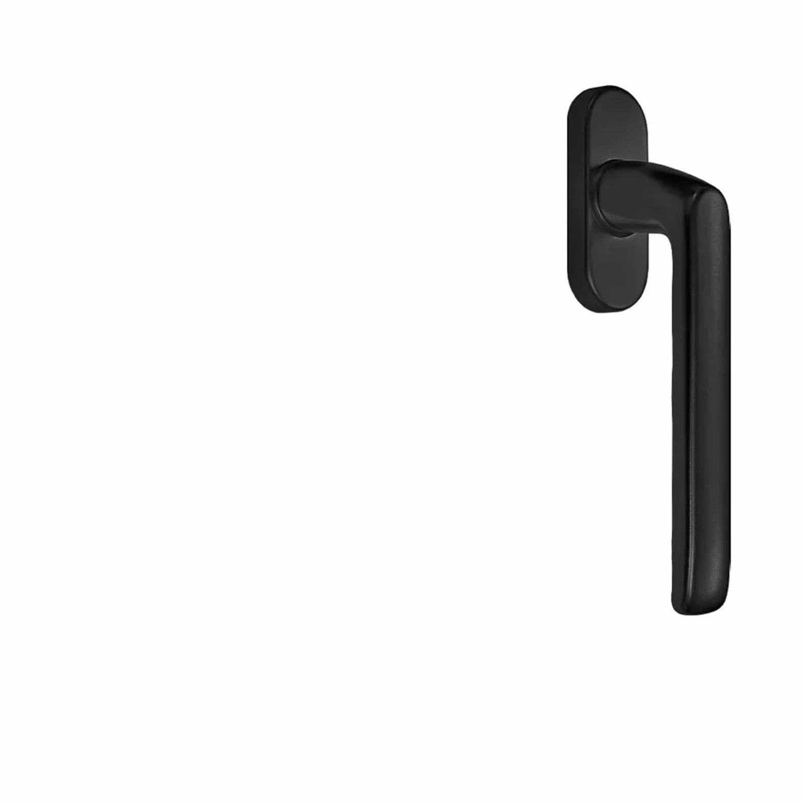 Aluminiowy uchwyt okienny | Wielokolorowy, trzpień 7 mm: do skrzydeł, uchylno-obrotowy, przesuwny(Straighthandleblack)